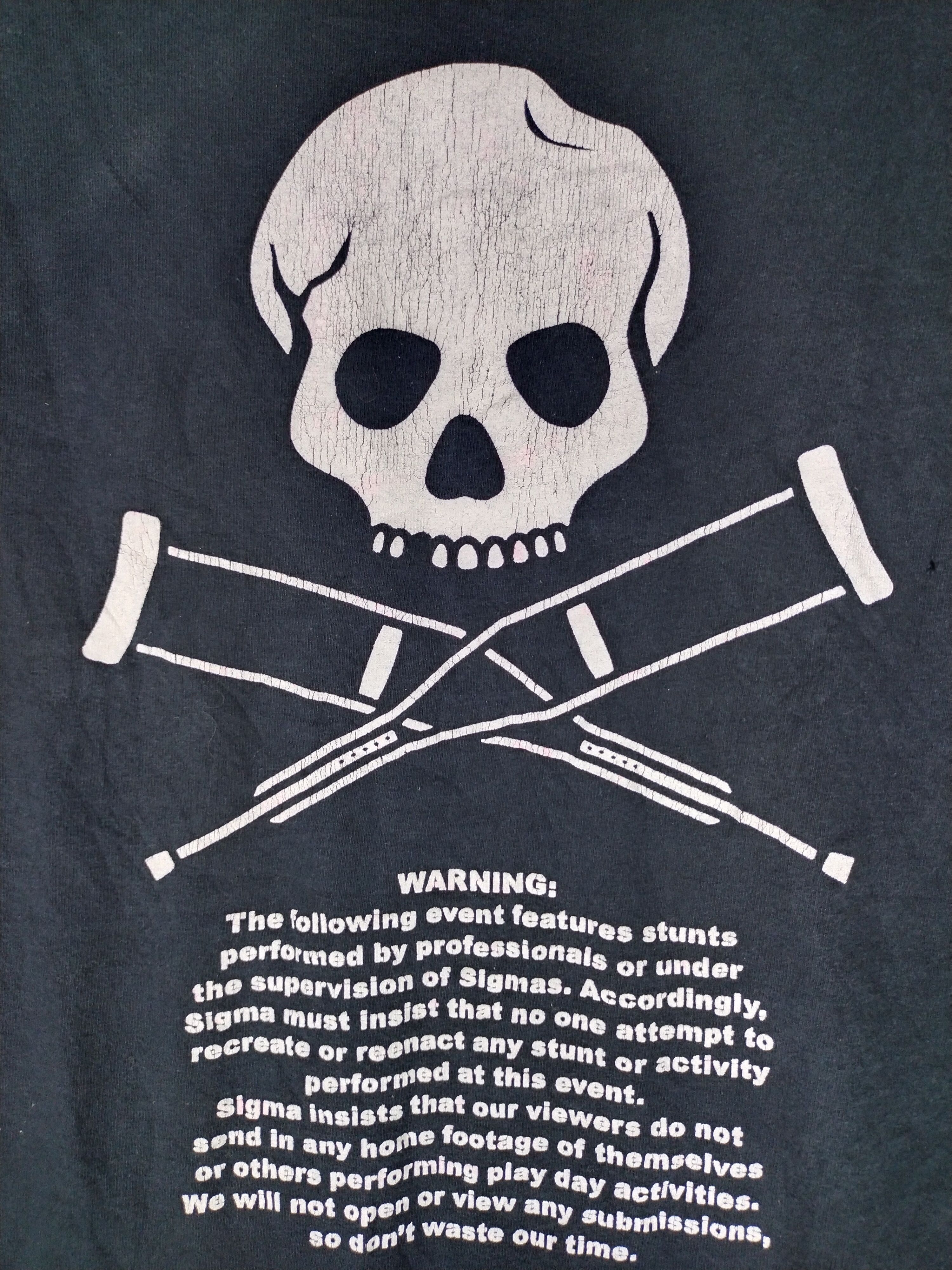 Vintage 03's Vintage Jackass Movie Film Skull Sigma Play Day Tee Size US M / EU 48-50 / 2 - 6 Thumbnail