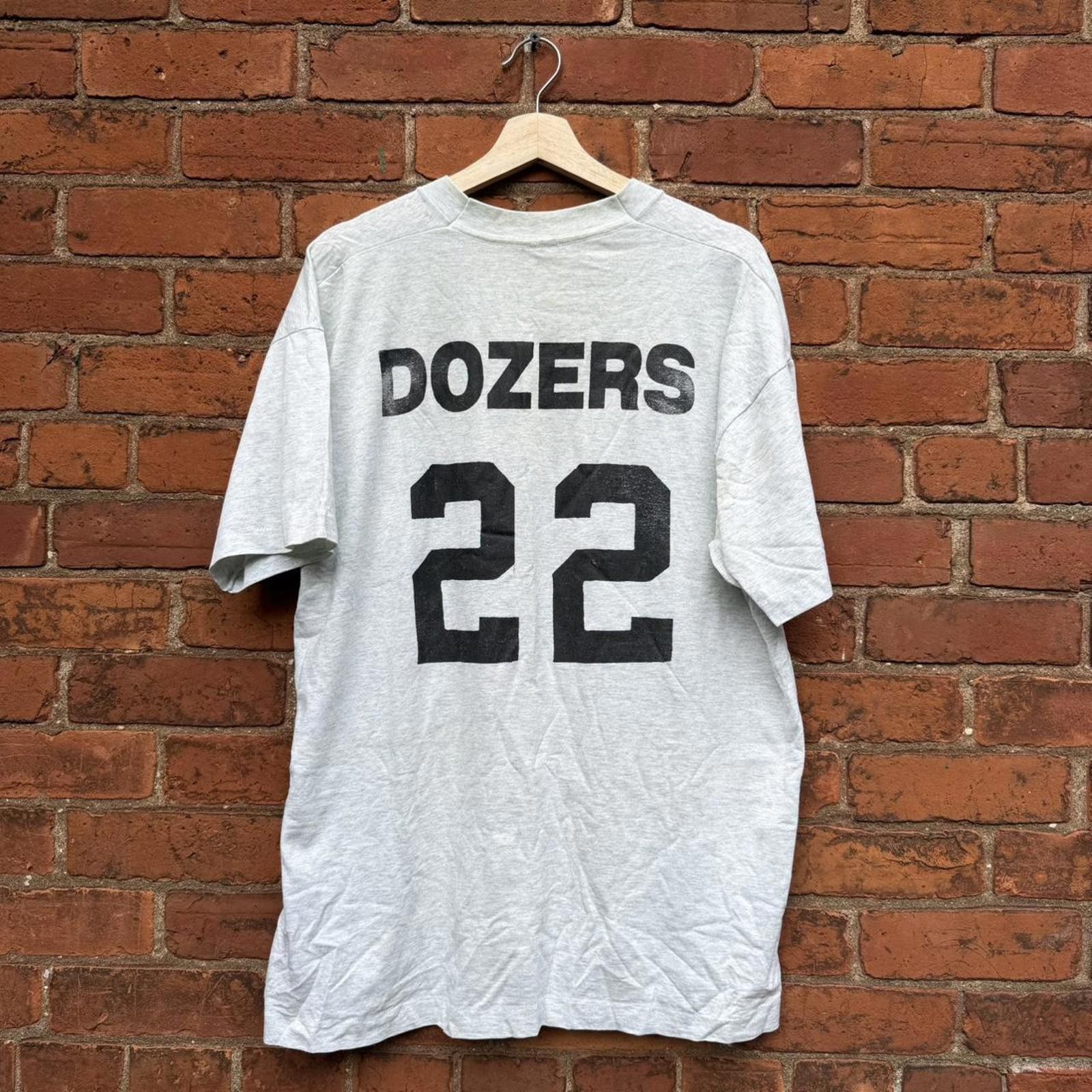 Fruit Of The Loom Vintage dozer sports team t shirt 90s killdozer XL Size US XL / EU 56 / 4 - 3 Thumbnail