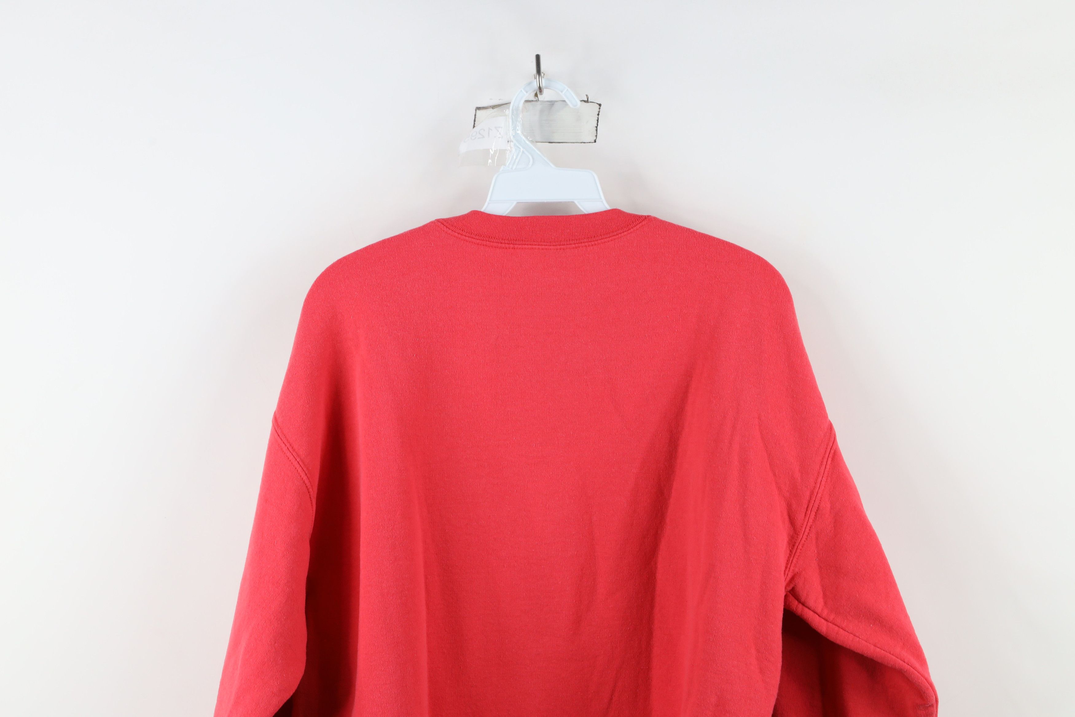 Vintage Vintage 90s Spell Out Ft Myers Beach Florida Sweatshirt Pink Size L / US 10 / IT 46 - 8 Thumbnail