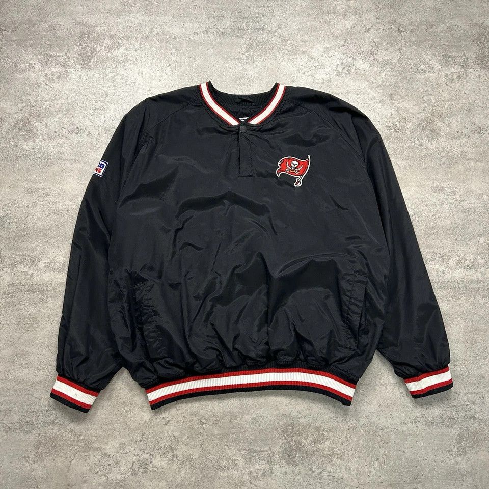 NFL × Starter × Vintage TAMPA BAY BUCCANEERS STATER PULLOVER JACKET WINDBREAKER Size US XL / EU 56 / 4 - 2 Thumbnail