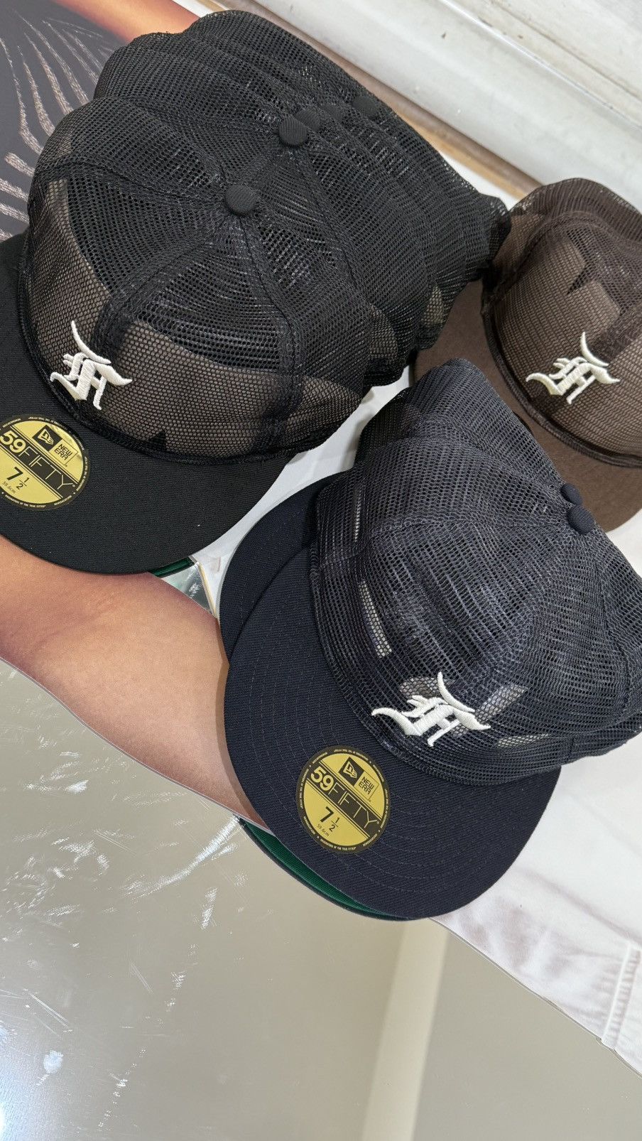 Fear of God × MLB × New Era (new+tag) Fear Of God x New Era fitted 59FIFTY hat size 7.5 Size ONE SIZE - 3 Thumbnail