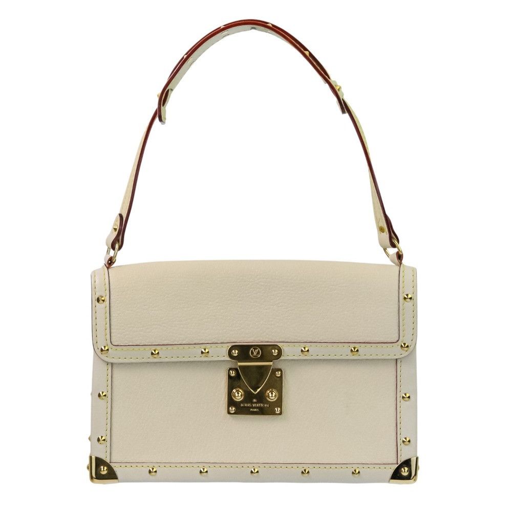 Louis Vuitton Louis Vuitton Suhali Émahble Leather Shoulder Bag Leather Shoulder Bag M92846 Duty Free For Usa in White, Women's