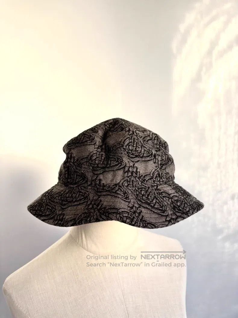 Vivienne Westwood Vivienne Westwood Full Print Large Saturn Fisherman's Hat Size ONE SIZE - 1 Thumbnail