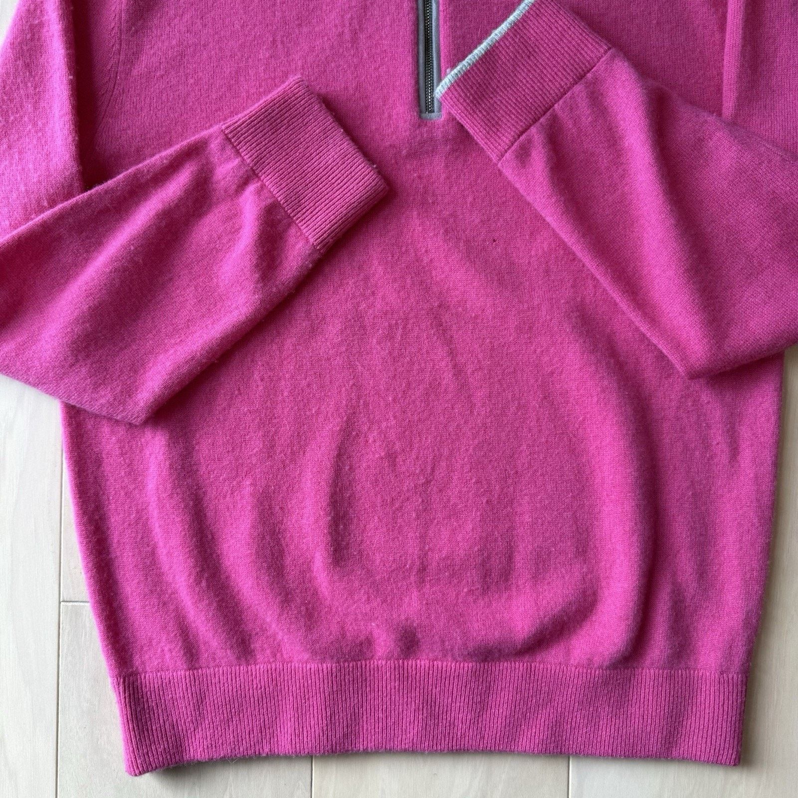 Other Copied - Greyson 1/4 Zip Pullover Pink Wool Golf Sportswear Size US M / EU 48-50 / 2 - 6 Thumbnail