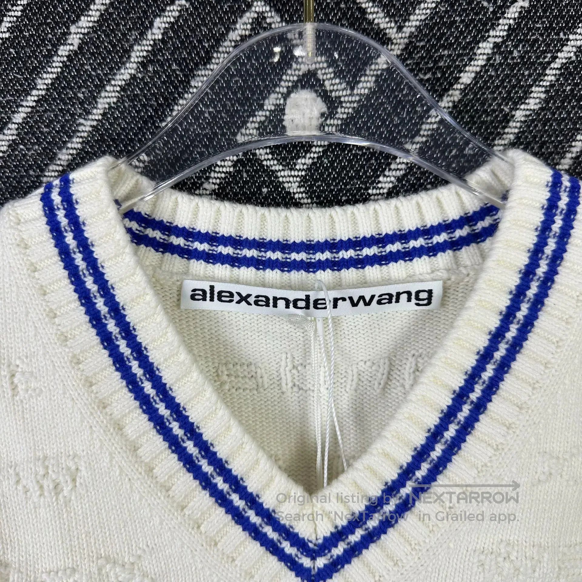 Alexander Wang Alexander Wang Color Block V-Neck Knit Cami. Size M / US 6-8 / IT 42-44 - 2 Thumbnail