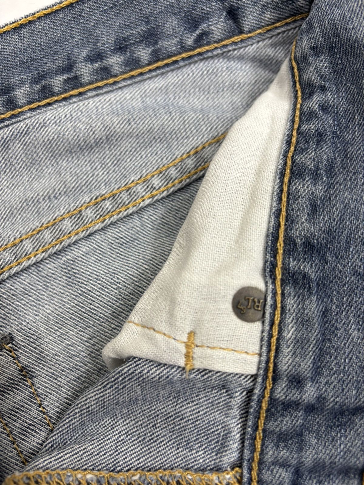 Polo Ralph Lauren Polo Ralph Lauren Distressed Blue Denim Jeans Size US 32 / EU 48 - 13 Thumbnail