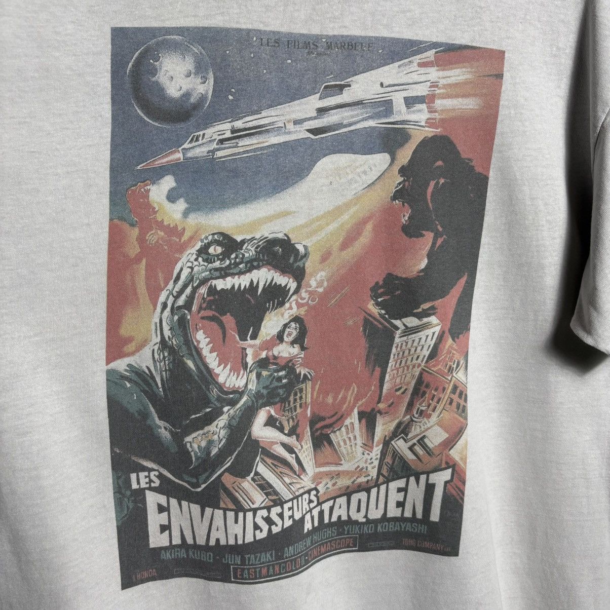 Vintage Godzilla Destroy All Monsters Movie T-Shirt / Vintage Y2K Size US XL / EU 56 / 4 - 3 Thumbnail