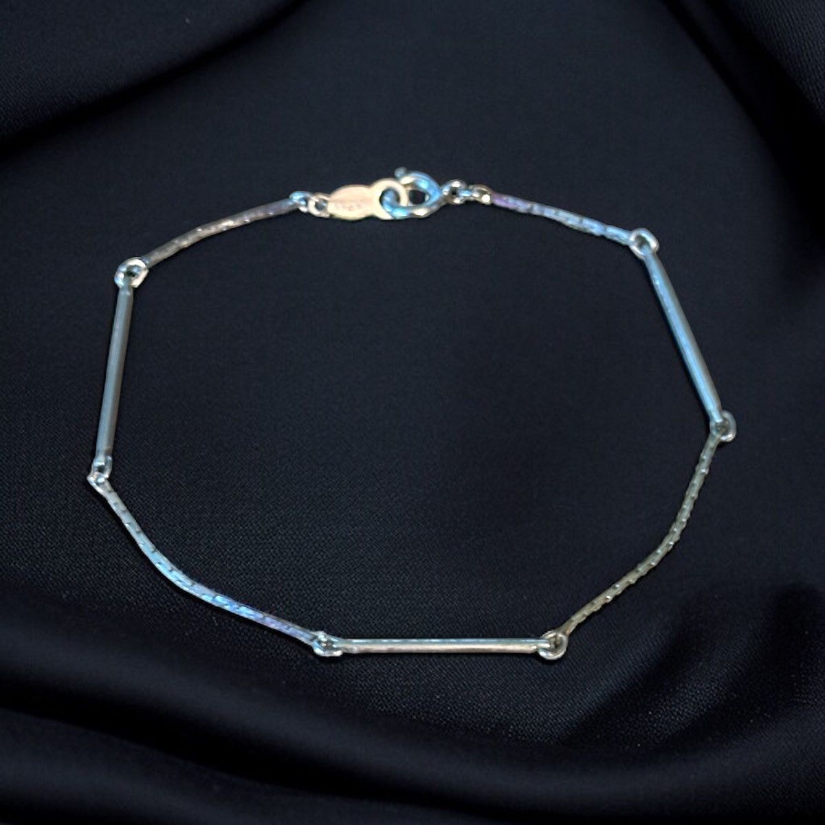 Vintage Vintage silver tone dainty bar link chain bracelet Size ONE SIZE - 1 Thumbnail