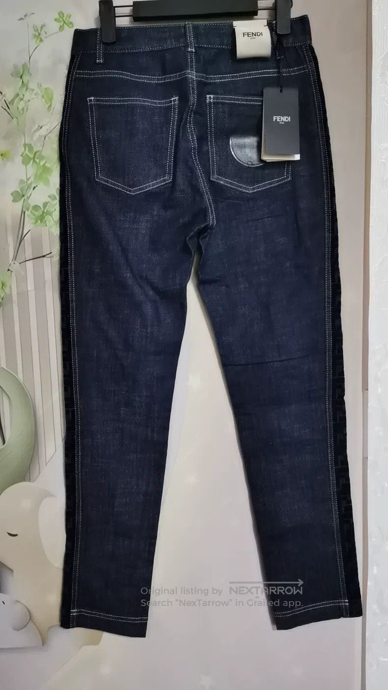 Fendi Fendi Side Full Print Logo Women's Jeans Size 26" / US 2 / IT 38 - 3 Thumbnail