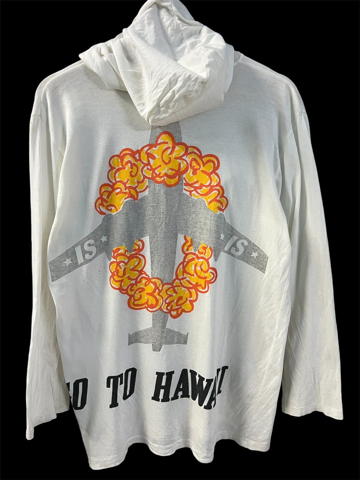 VINTAGE 80’S (I.S) ISSEY MIYAKE L/S TSHIRT HOODIE RARE