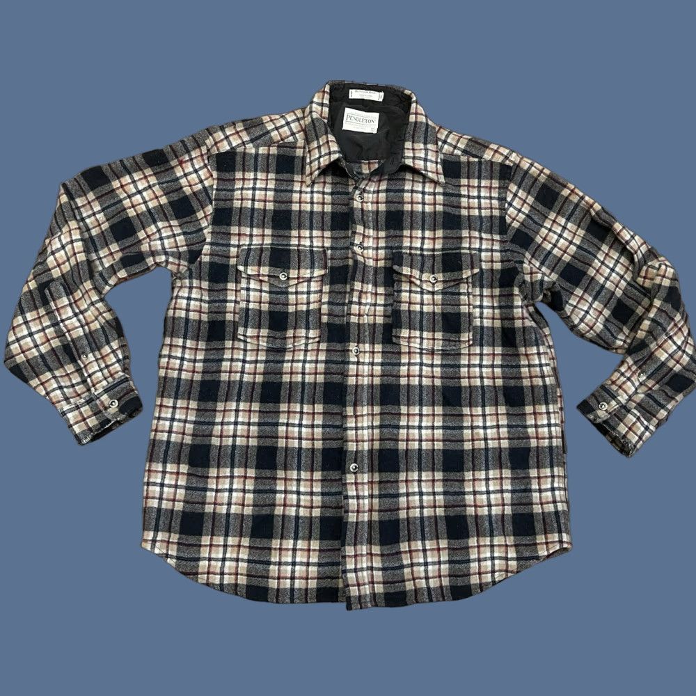 Pendleton Pendleton Outdoor Shirt Wool Plaid Flannel Shirt Men L Multicolor Button-Up Long Sleeve Casual Size US L / EU 52-54 / 3 - 1 Thumbnail