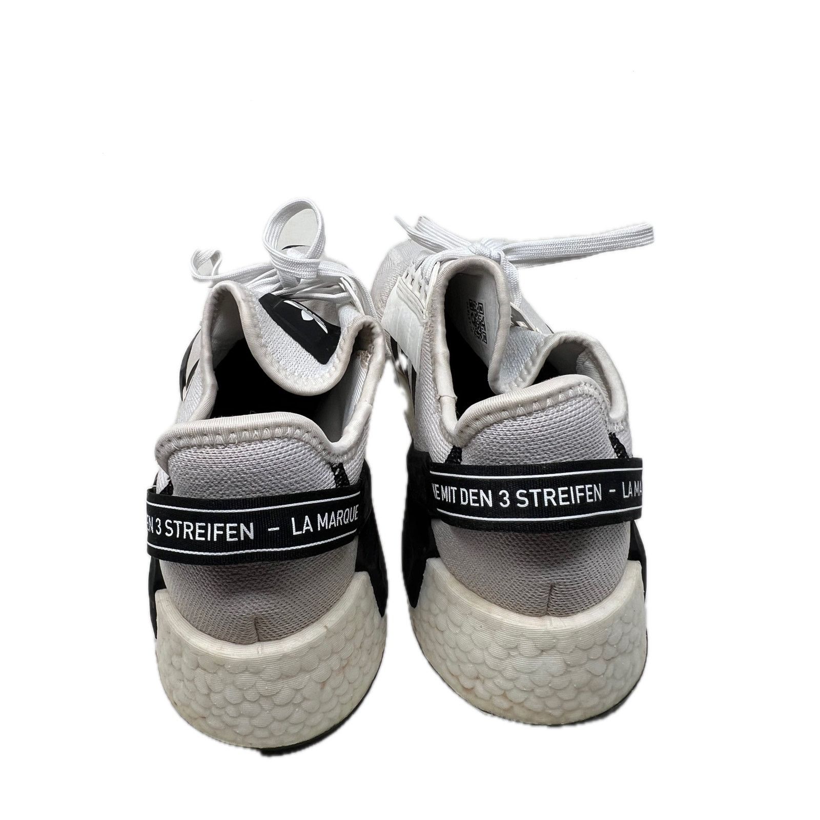 Adidas adidas NMD R1 V2 White Black Stripes Mens 10.5 Size US 11.5 / EU 44-45 - 5 Thumbnail