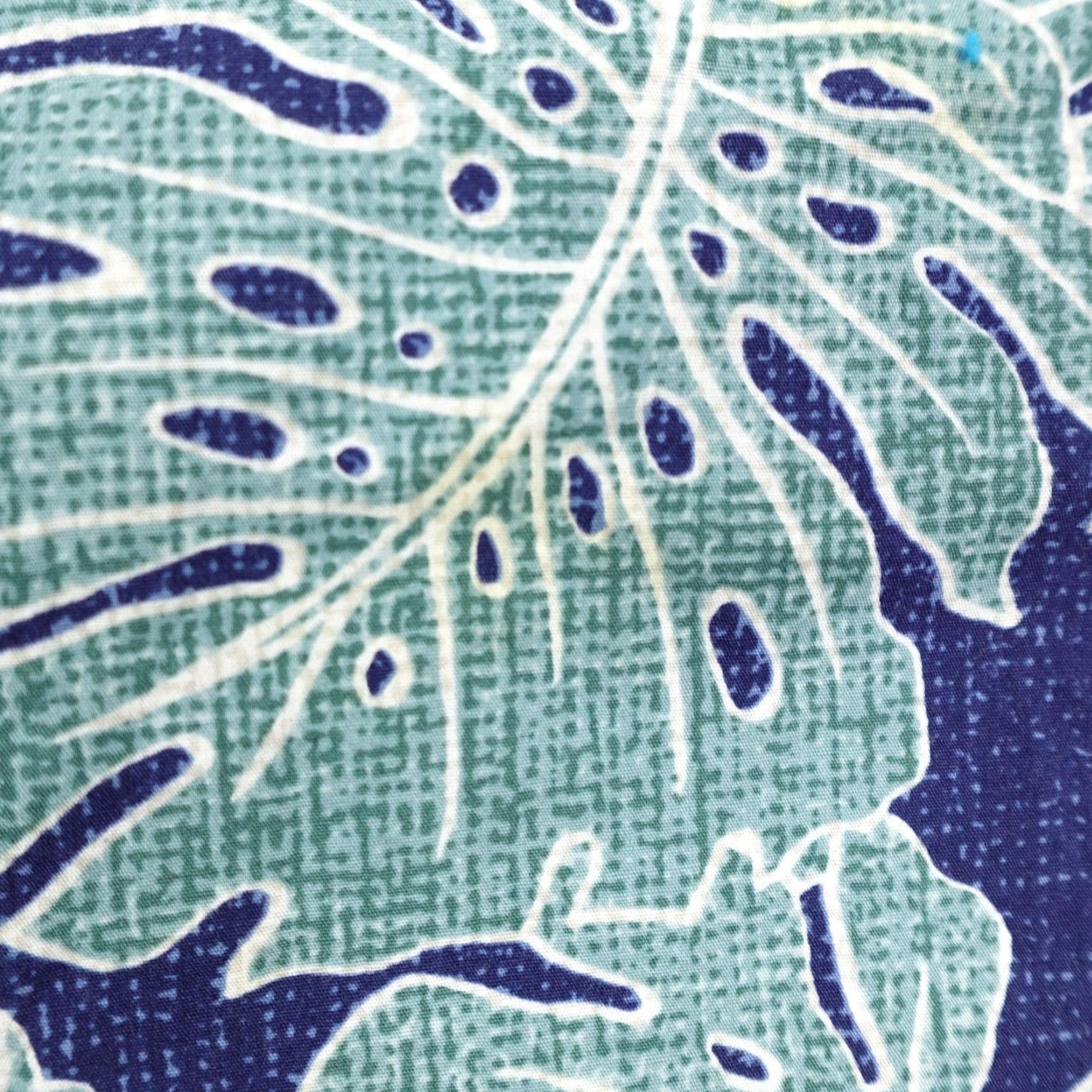 Hilo Hattie Hilo Hattie Hawaiian Shirt Mens Medium Blue Leaf Print Pullover Aloha Size US M / EU 48-50 / 2 - 3 Thumbnail