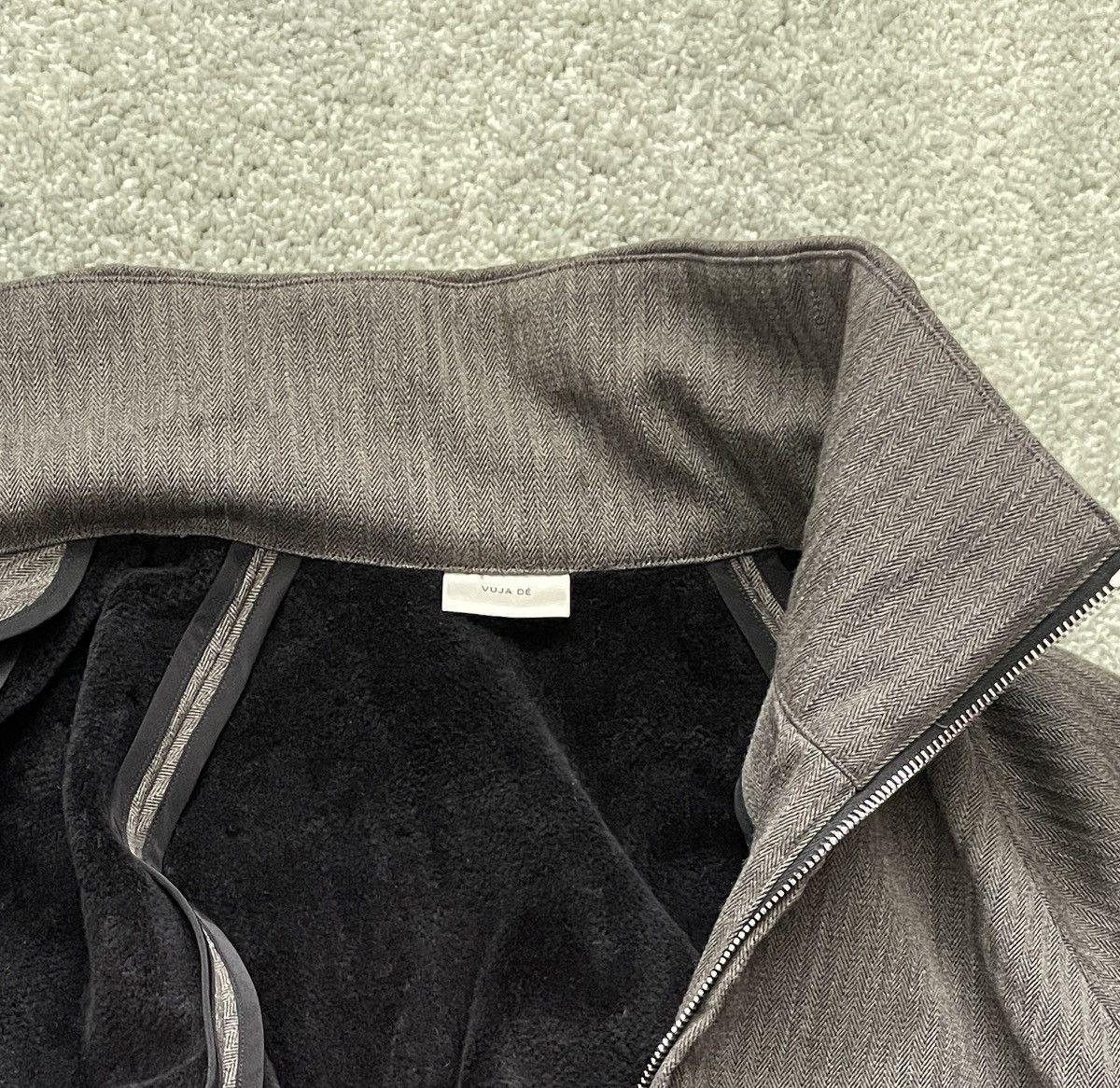 Vuja De Vuja De Ryan Herringbone Fleece Jacket Size US M / EU 48-50 / 2 - 4 Thumbnail