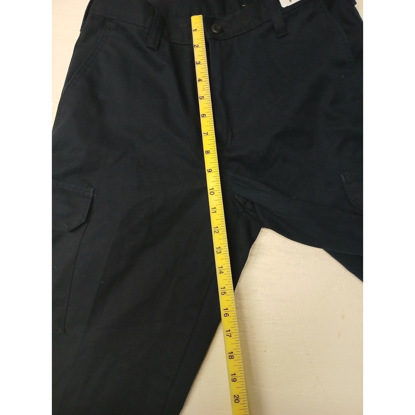 Cintas Cintas (29) Navy Blue Comfort Flex Work Uniform Jeans/Pants Size 29" - 4 Thumbnail