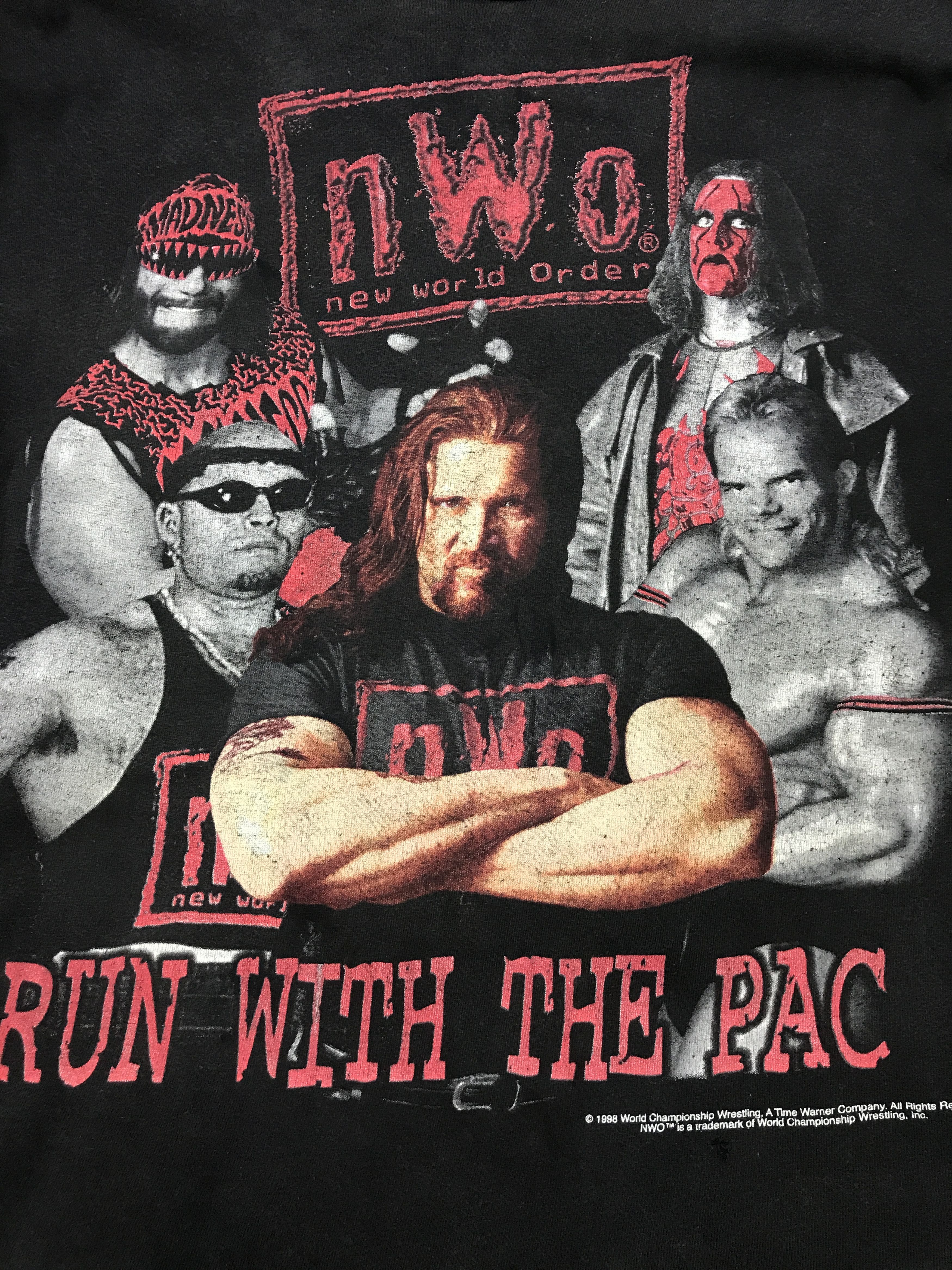 Designer × Vintage × WWF Vintage New World Order Tees Size US L / EU 52-54 / 3 - 6 Thumbnail