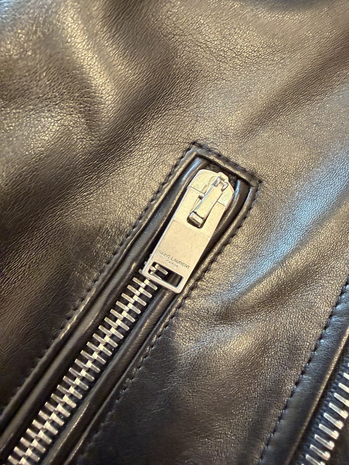 Saint Laurent Paris SAINT LAURENT BIKER JACKET Size US M / EU 48-50 / 2 - 4 Thumbnail