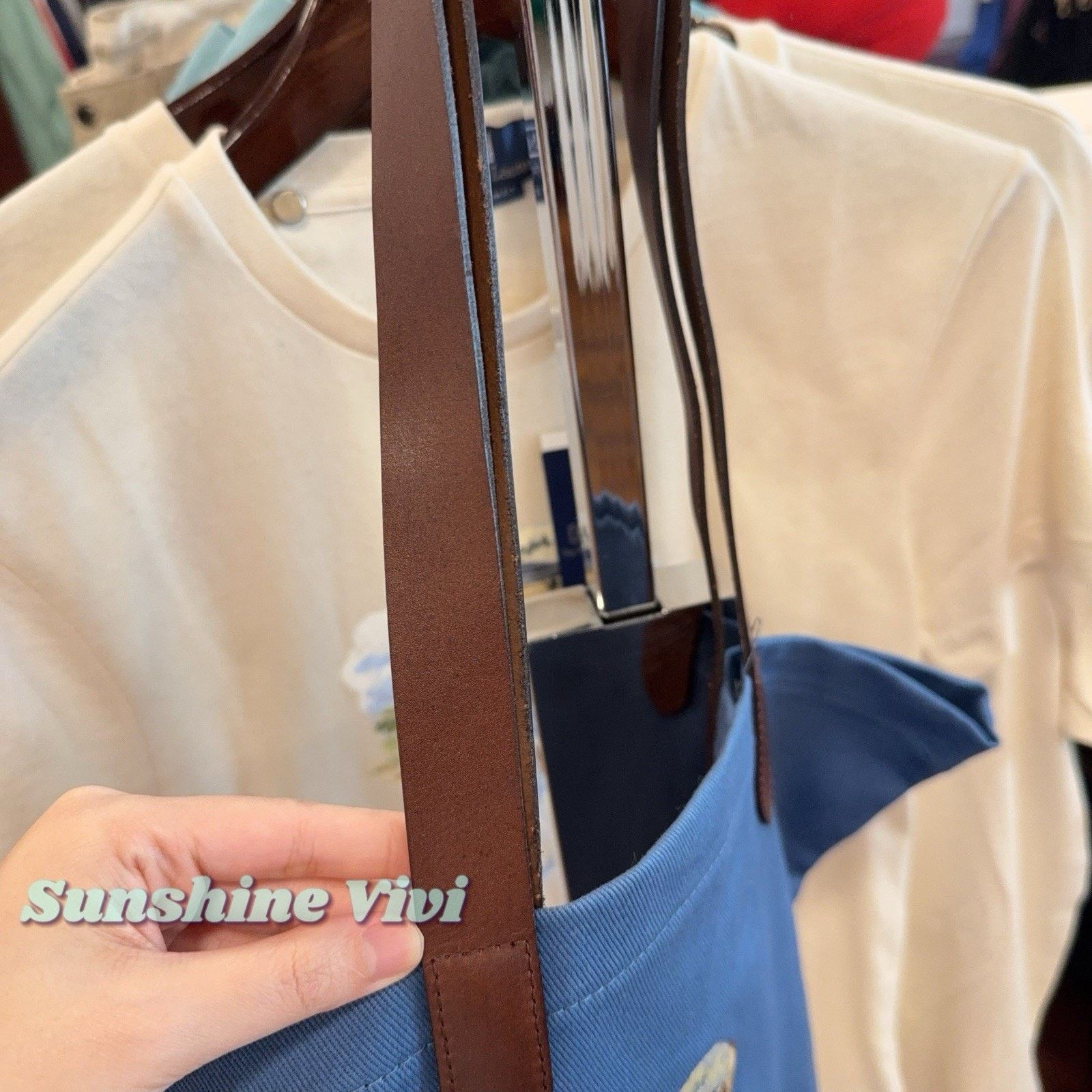 Polo Ralph Lauren NWT Polo Ralph Lauren Cotton Twill Jacket Bear Tote Bag Blue Size ONE SIZE - 6 Thumbnail