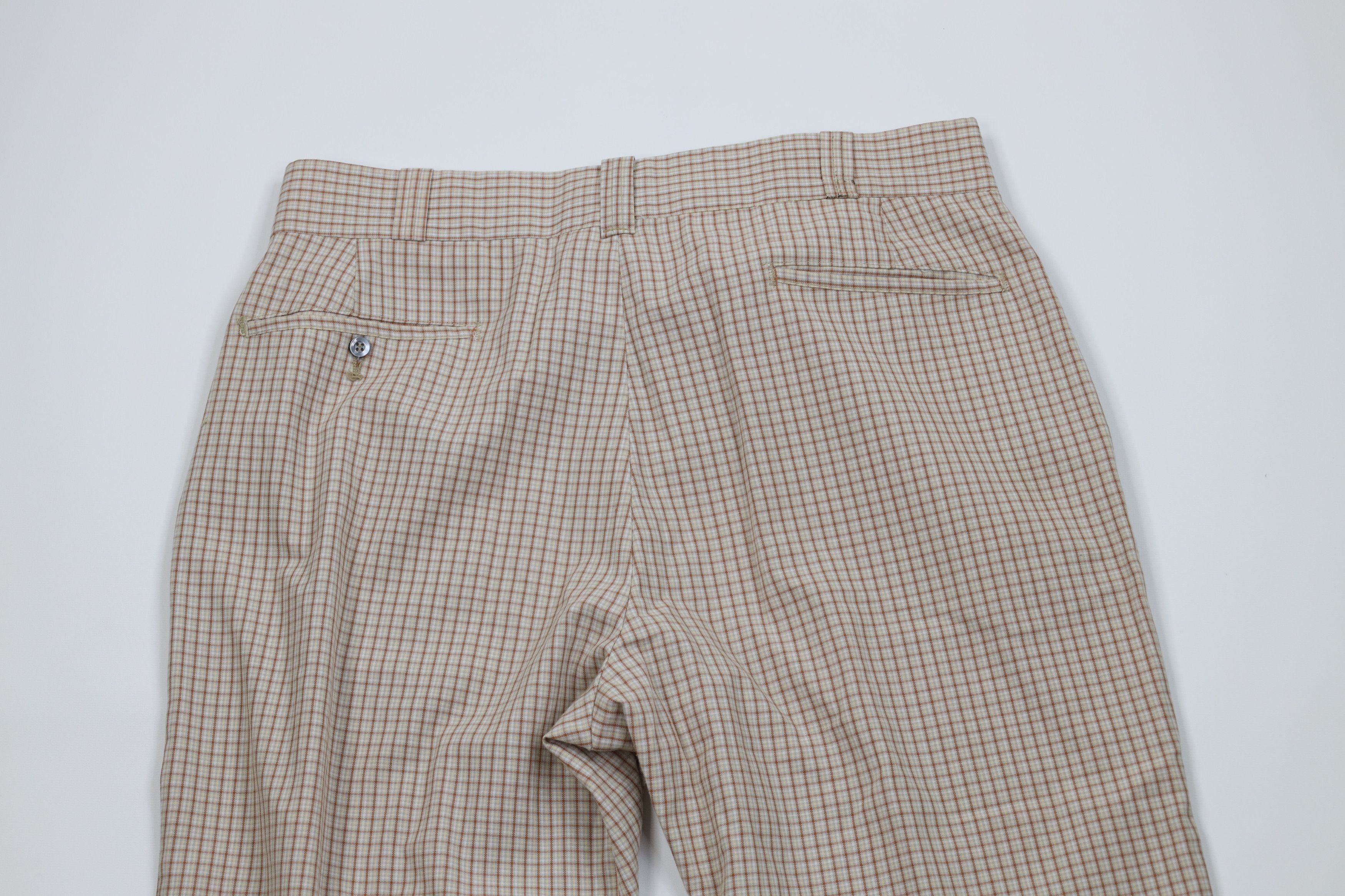 Vintage Vintage 60s 70s Streetwear Wide Leg Chino Pants Plaid USA Size US 34 / EU 50 - 11 Thumbnail