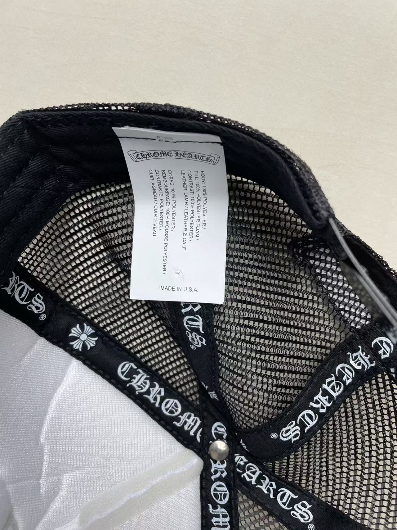 Chrome Hearts Chrome Hearts Multi Triple Leather Cross Trucker Cap Size ONE SIZE - 14 Thumbnail