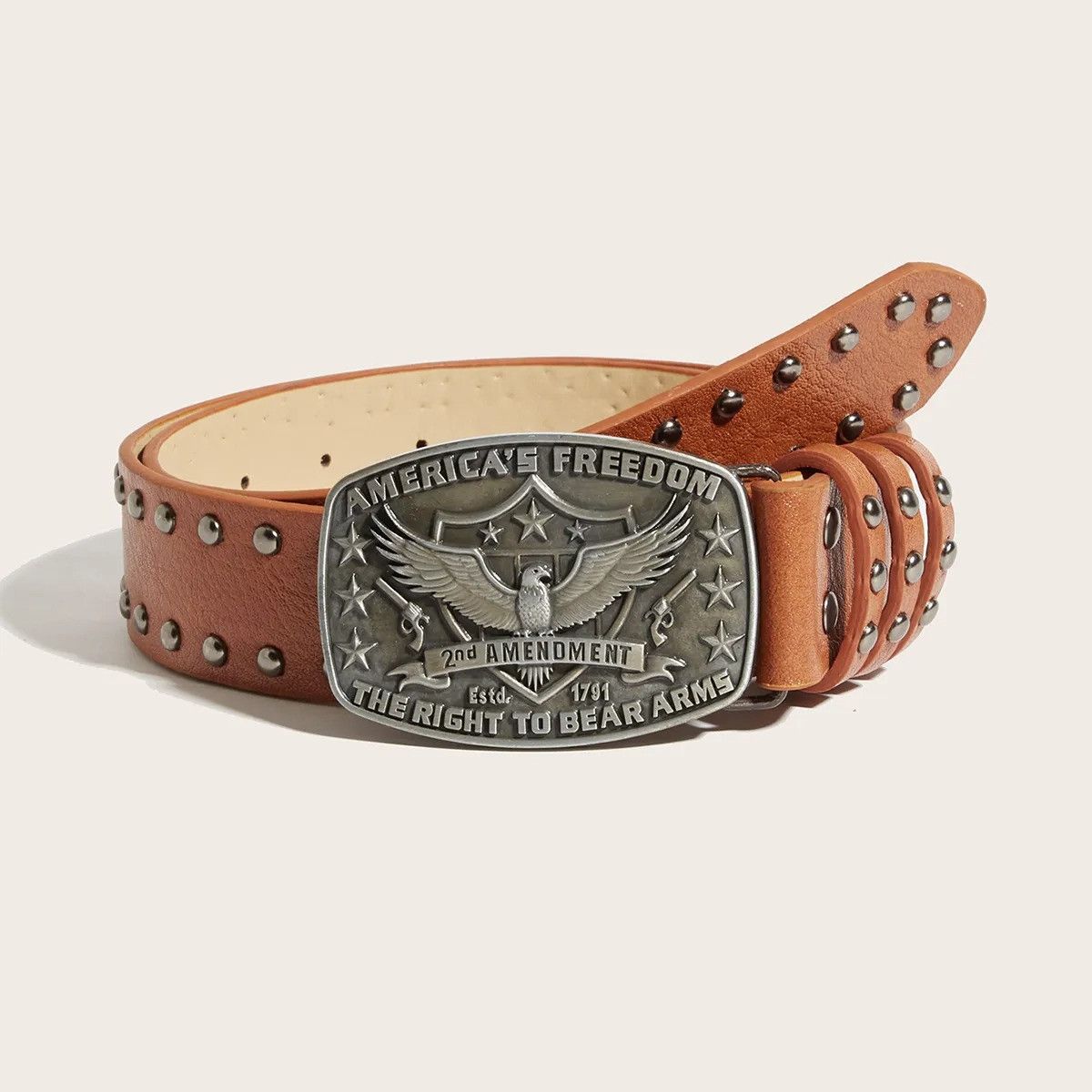 Vintage Urban Spike Detail Waist Belt Size ONE SIZE - 2 Thumbnail