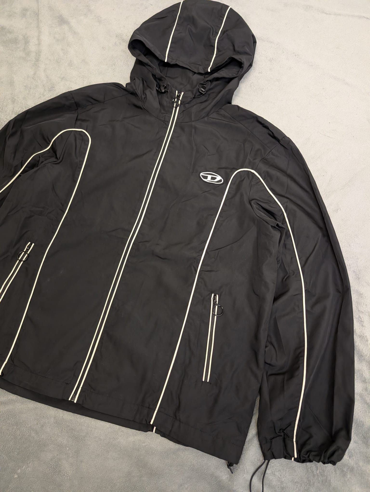Diesel Waterproof Windbreaker Jacket Diesel Streetwear Size US XL / EU 56 / 4 - 3 Thumbnail
