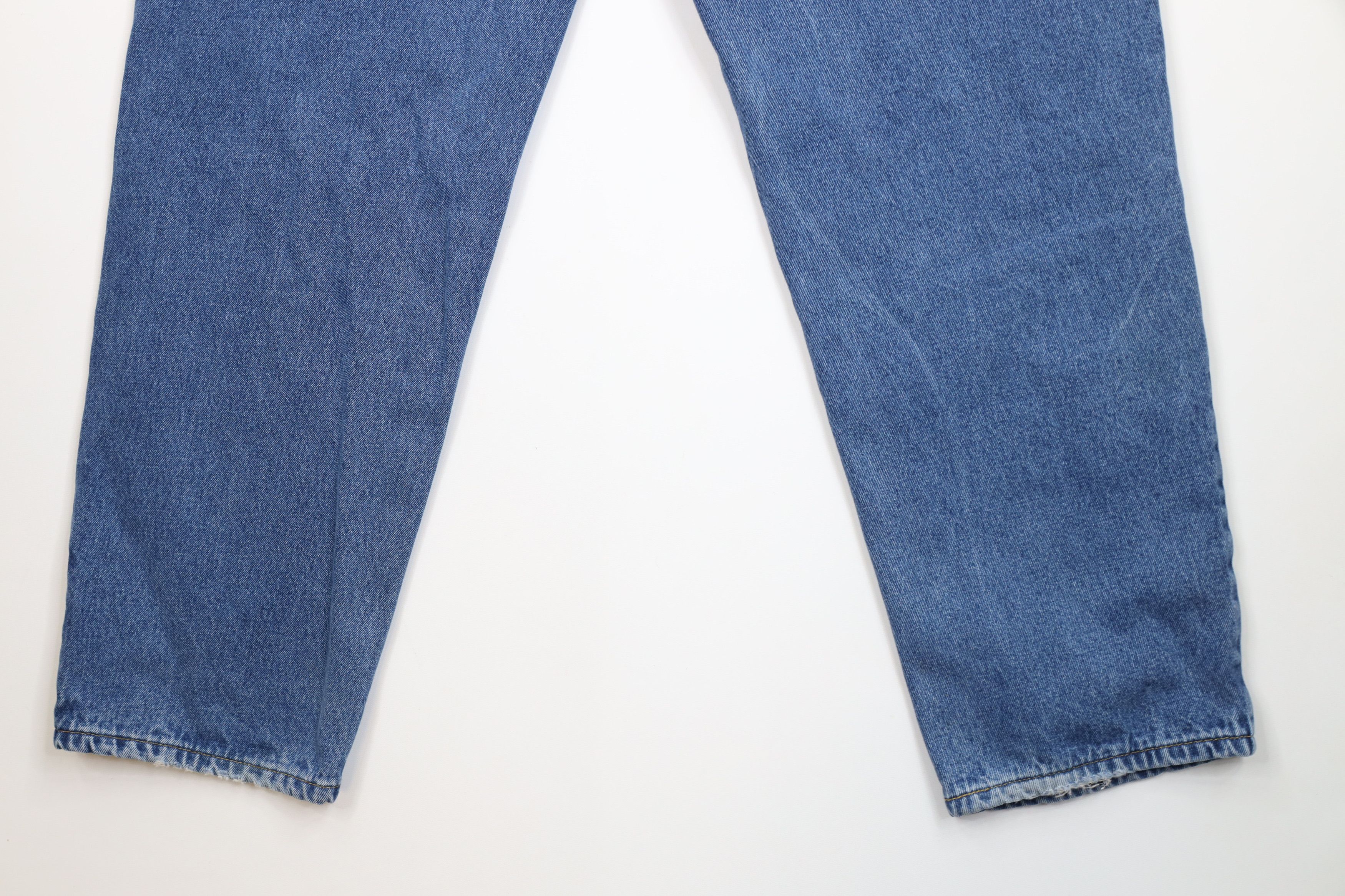 Cabelas Vintage Cabelas Heavyweight Flannel Lined Denim Jeans Blue Size US 42 / EU 58 - 13 Thumbnail