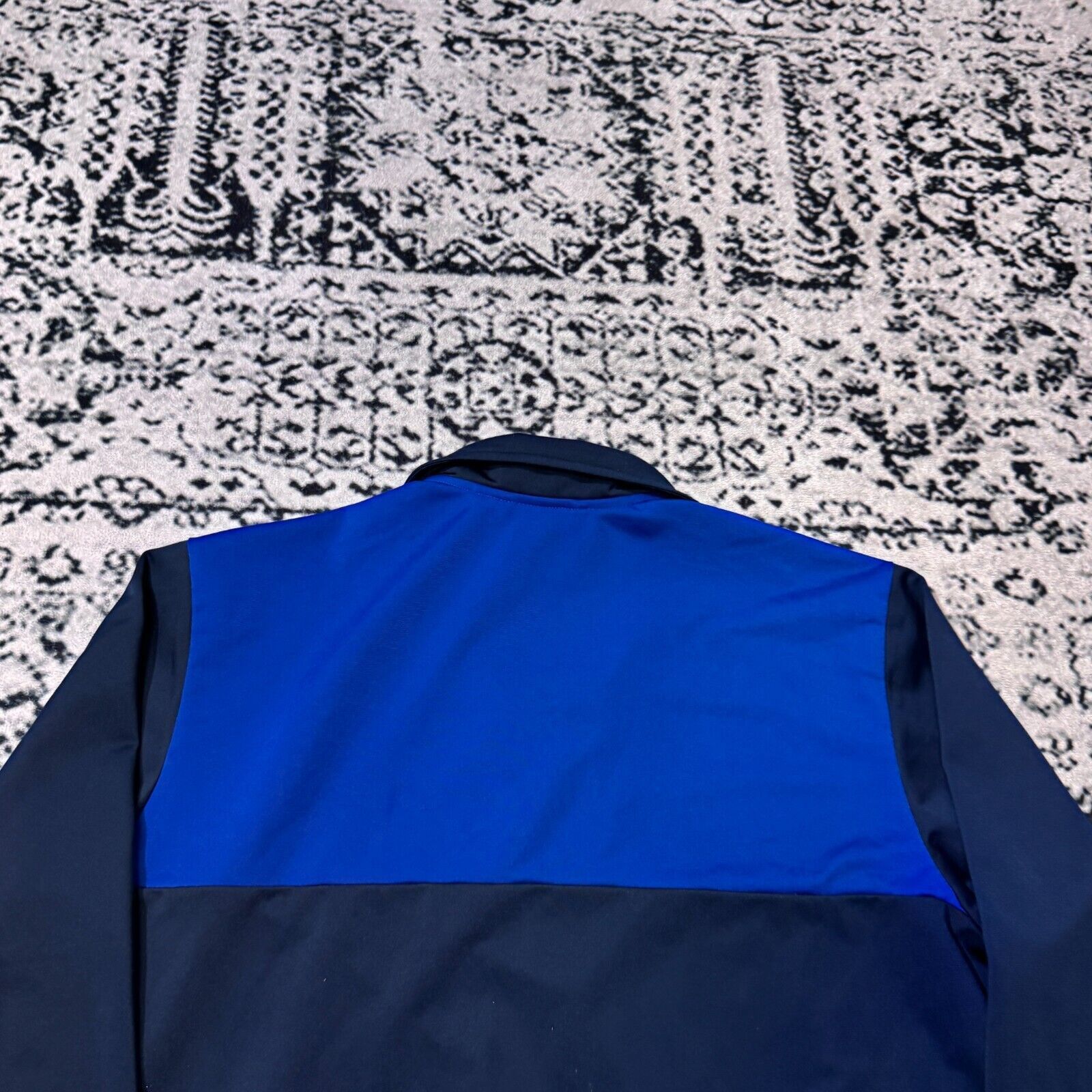 Adidas × Vintage Vintage Adidas Blue Black Polyester Tracksuit Jacket Size XL Size US XL / EU 56 / 4 - 15 Thumbnail