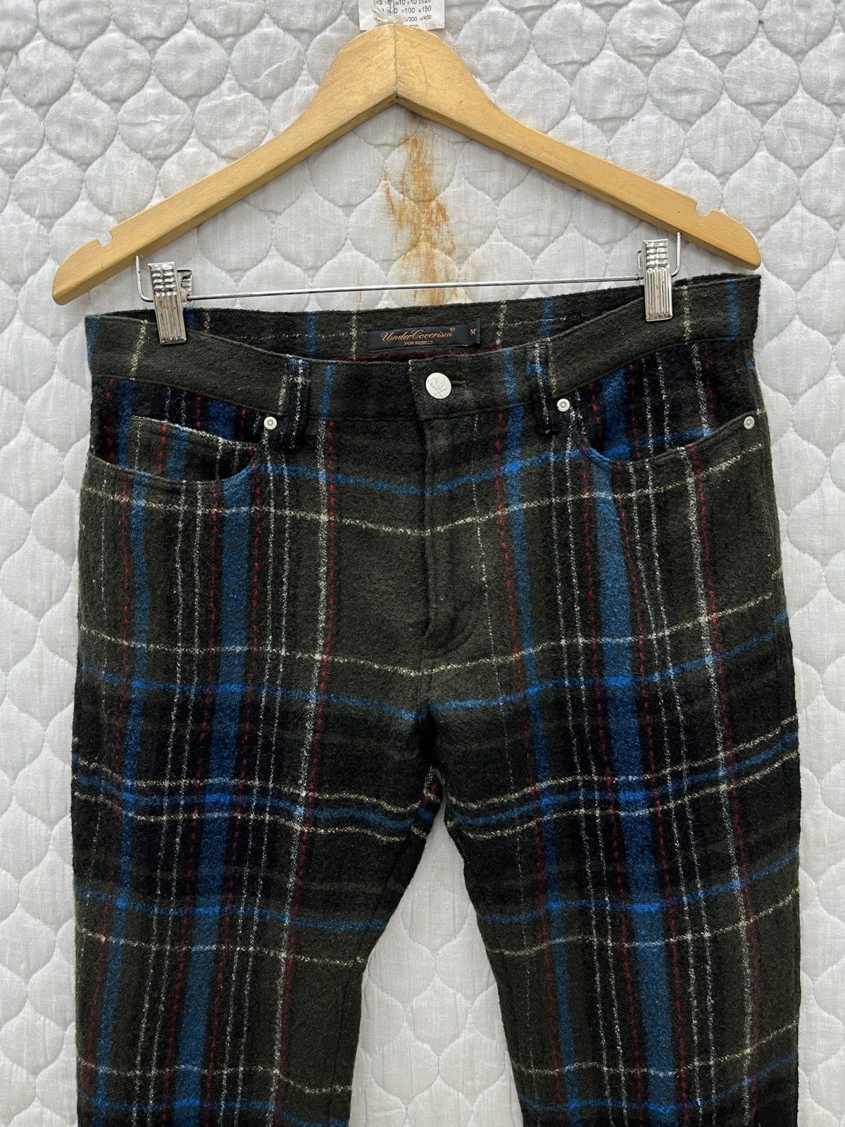 Undercover 🔥🔥🔥ARCHIVE AW04 UNDERCOVERISM FOR REBEL TARTAN PUNK PANTS Size US 33 - 8 Thumbnail