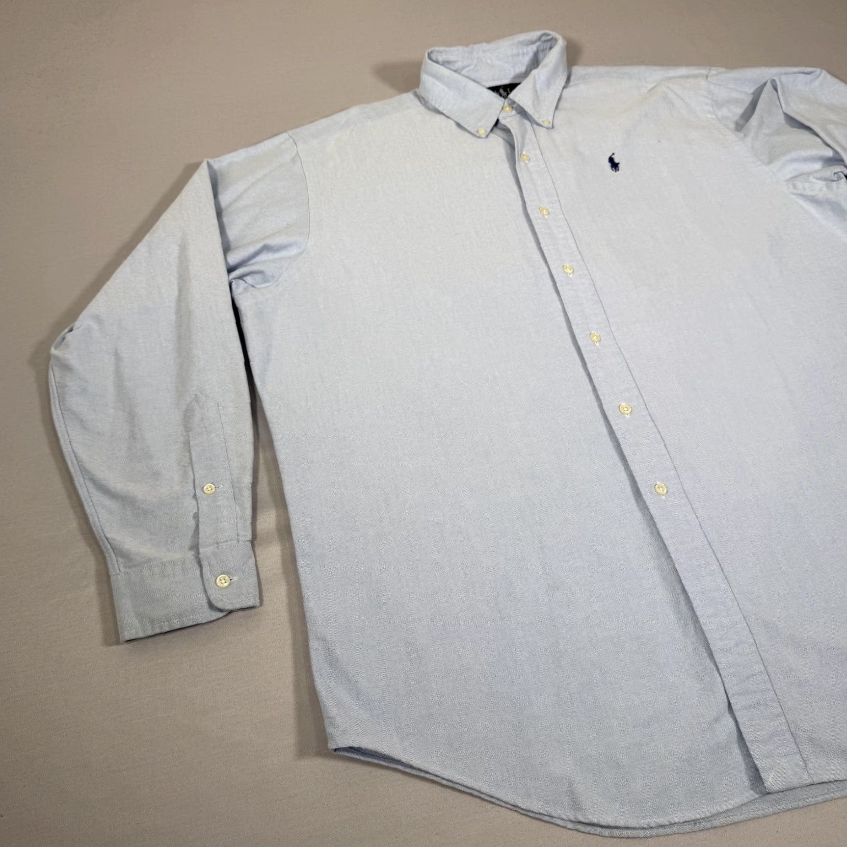 Polo Ralph Lauren Polo Ralph Lauren Shirt Mens XL Blue Chambray Button Up Long Sleeve Pony Preppy Size US XL / EU 56 / 4 - 6 Thumbnail