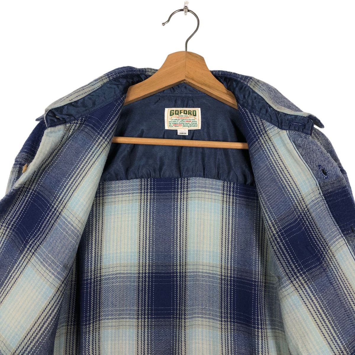 Flannel 🔥90’s Flannel Wool Jacket GqFord Japan Issey Miyake Size US L / EU 52-54 / 3 - 10 Thumbnail