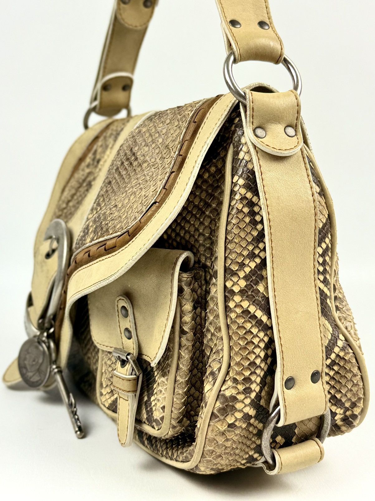 Dior Dior - John Galliano - FW/06 - Python Skin - Saddle Guacho Size ONE SIZE - 9 Thumbnail