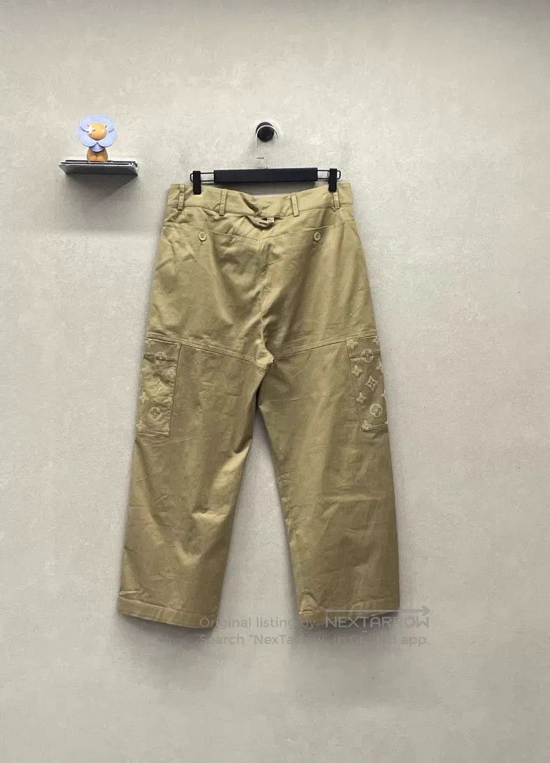 Louis Vuitton Louis Vuitton size US 50 Flocked khaki pants Size US 34 / EU 50 - 2 Thumbnail