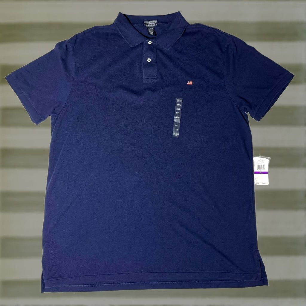 Ralph Lauren VINTAGE Polo Jeans Company Ralph Lauren Polo Shirt Mens XXL Navy 100% Cotton Short Sleeve Collared Logo 90s Retro Classic Shirt Size US XXL / EU 58 / 5 - 1 Thumbnail