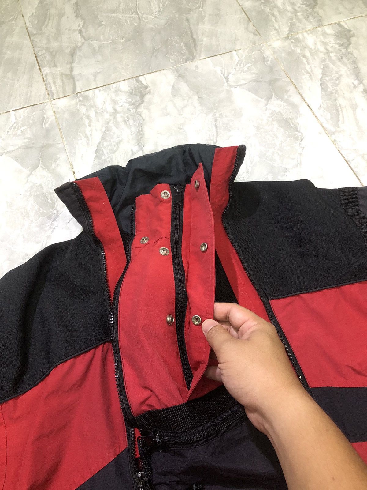 Octopus Vintage Red Cliff Octopus Army Techwear Anorak Cyberpunk Size US L / EU 52-54 / 3 - 10 Thumbnail