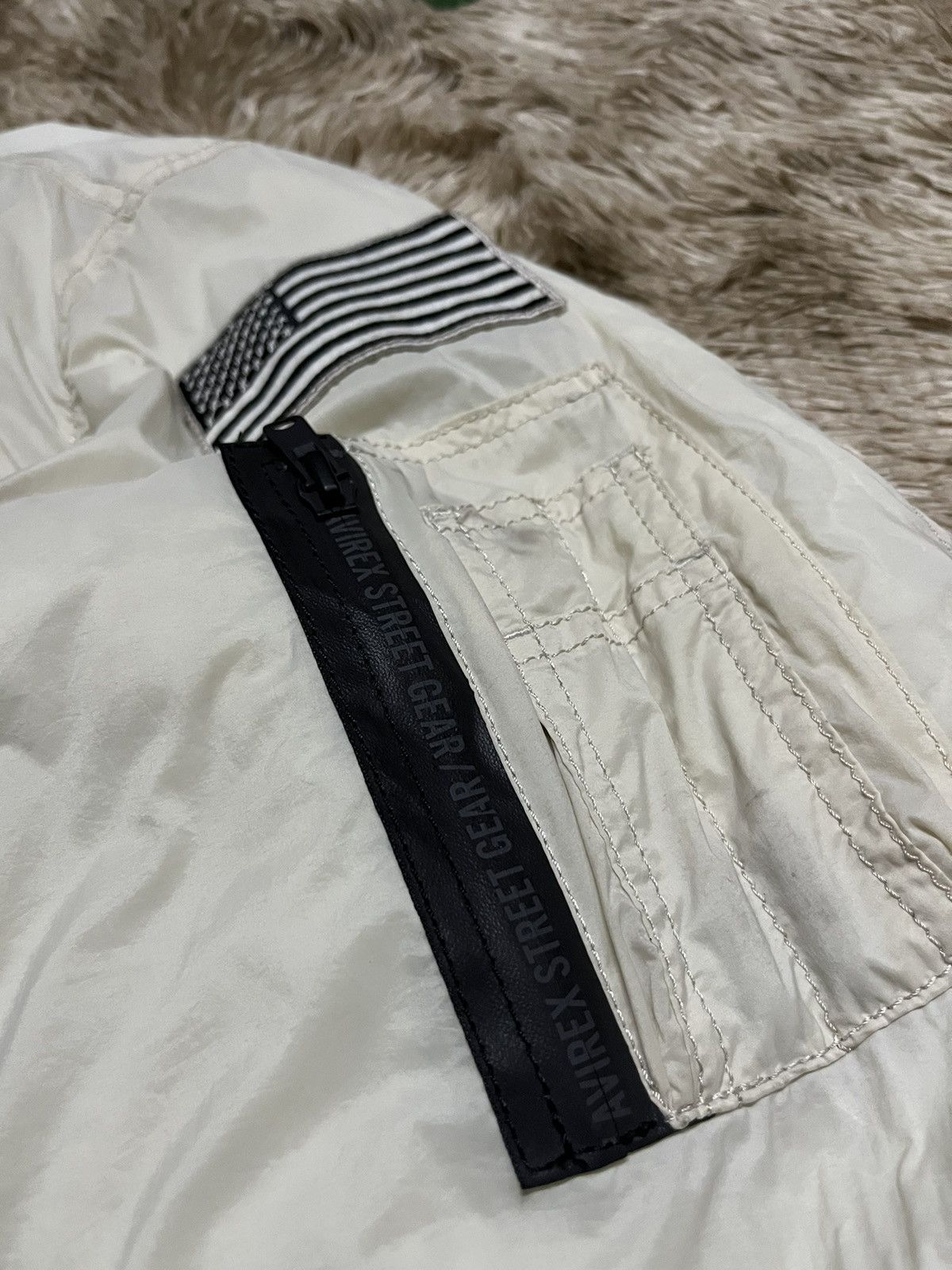 Avirex RARE Avirex USA Embroidery Spell Out Bomber Jacket Size US L / EU 52-54 / 3 - 4 Thumbnail
