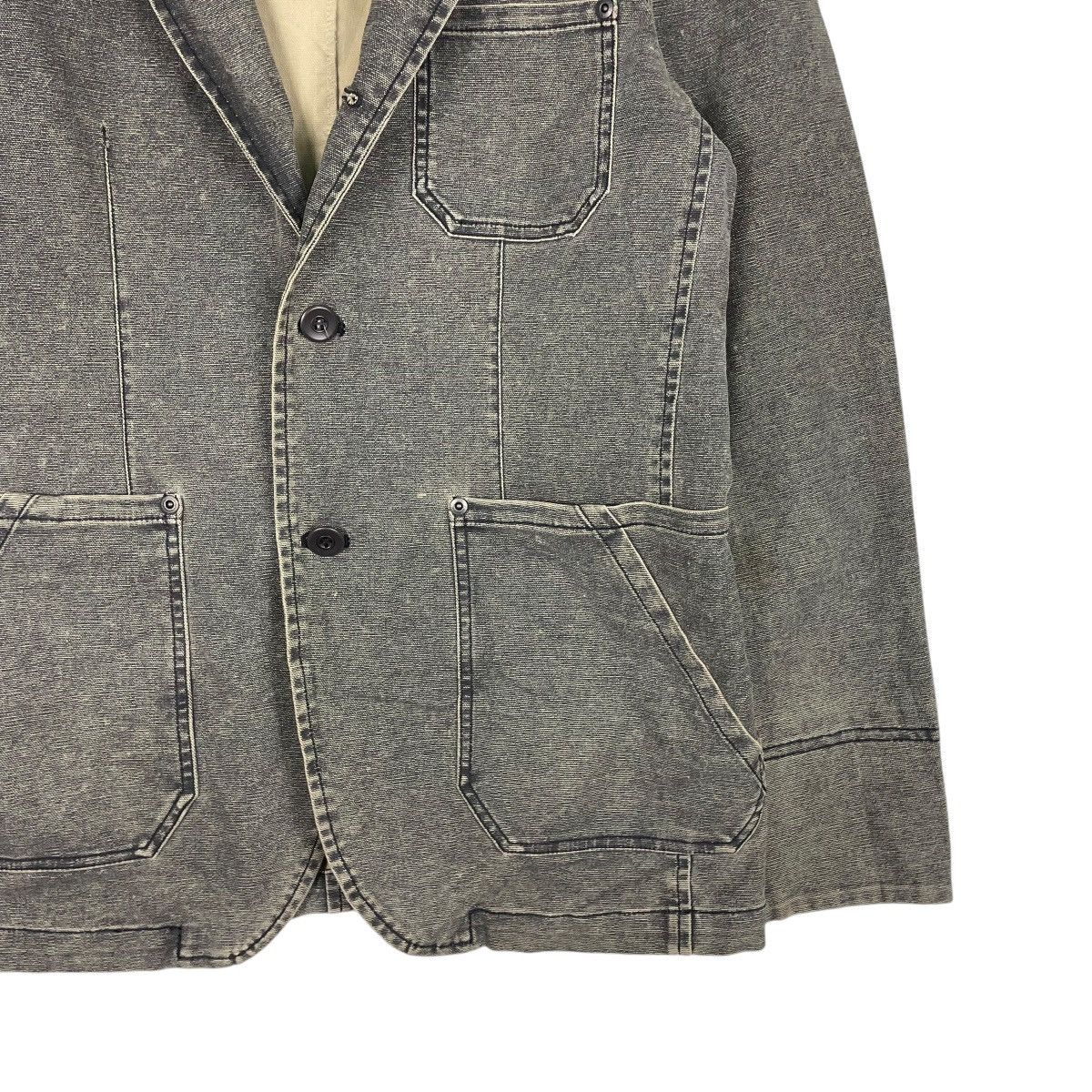 Japanese Brand × Nicole Club 💥NICOLE MONSEUR CHORE WASHED GREY JACKET Size US M / EU 48-50 / 2 - 4 Thumbnail
