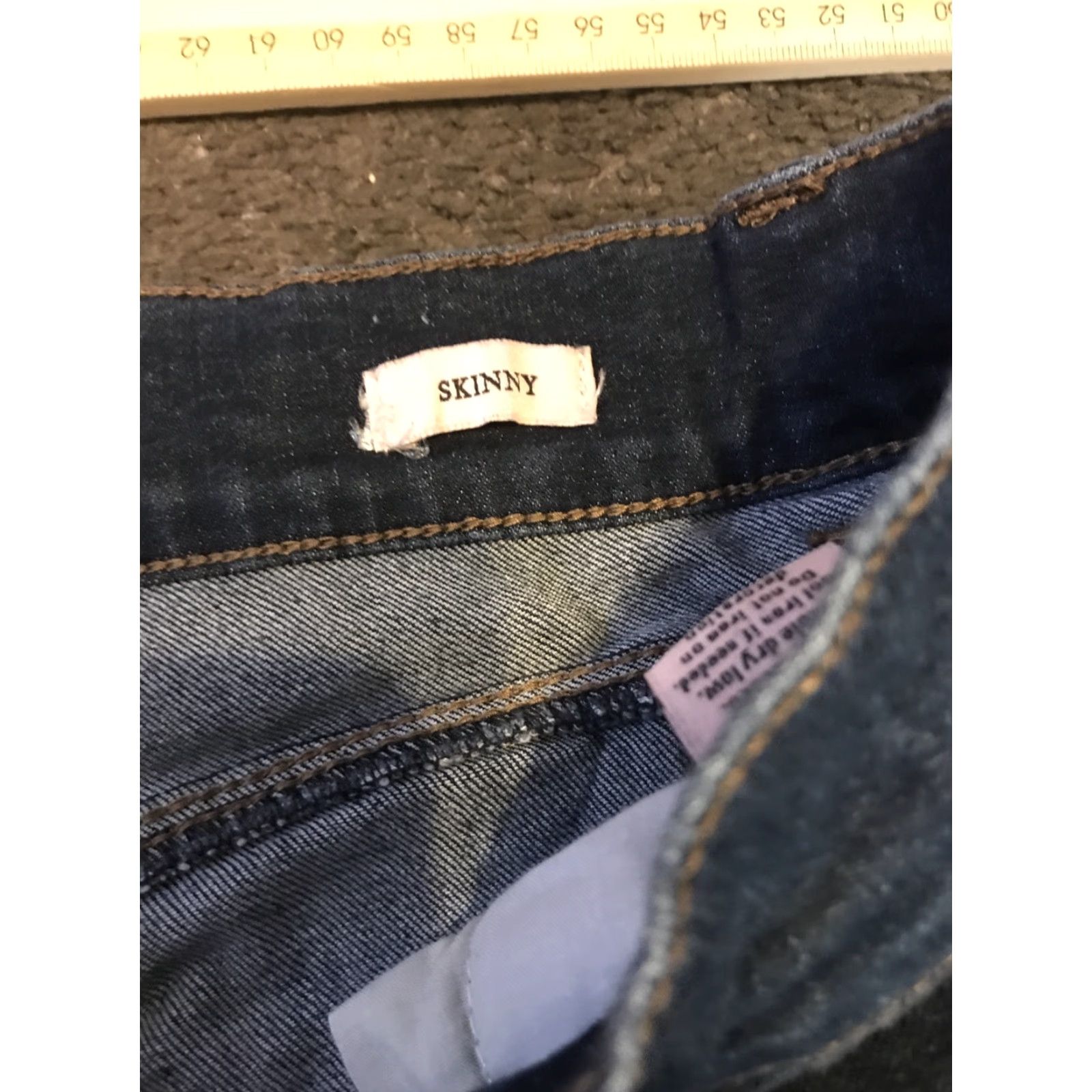 Juicy Couture Juicy Couture Distressed Glitter Skinny Blue Jeans Women’s 4 Size 27" / US 4 / IT 40 - 6 Thumbnail
