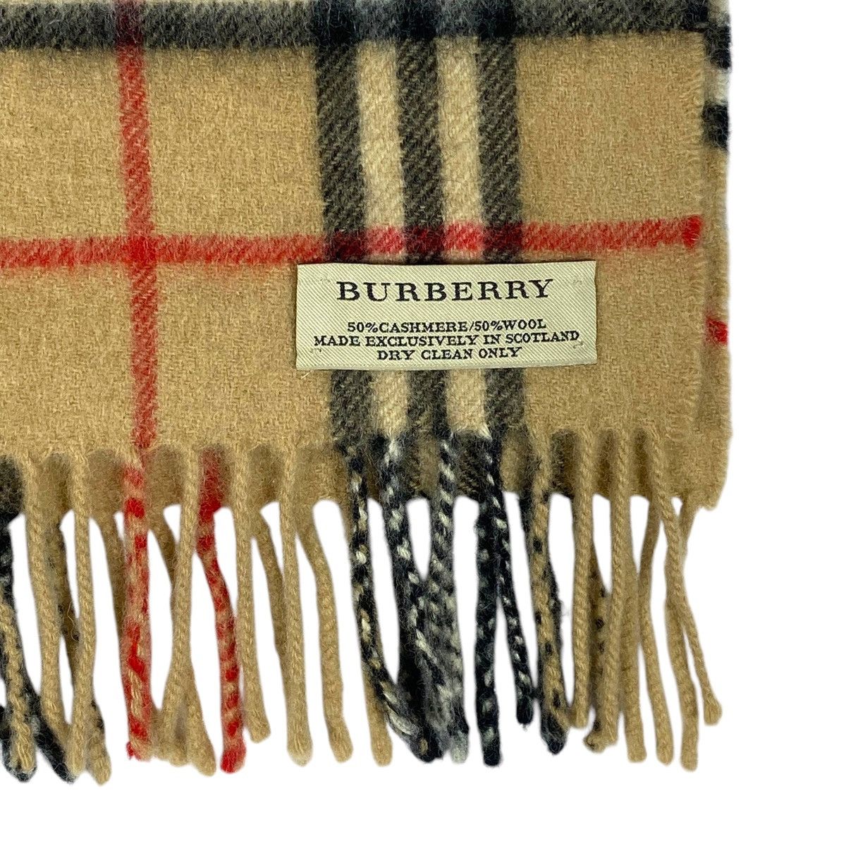 Burberry × Vintage Vintage Burberry Nova Checked Scarf Muffler Size ONE SIZE - 5 Thumbnail