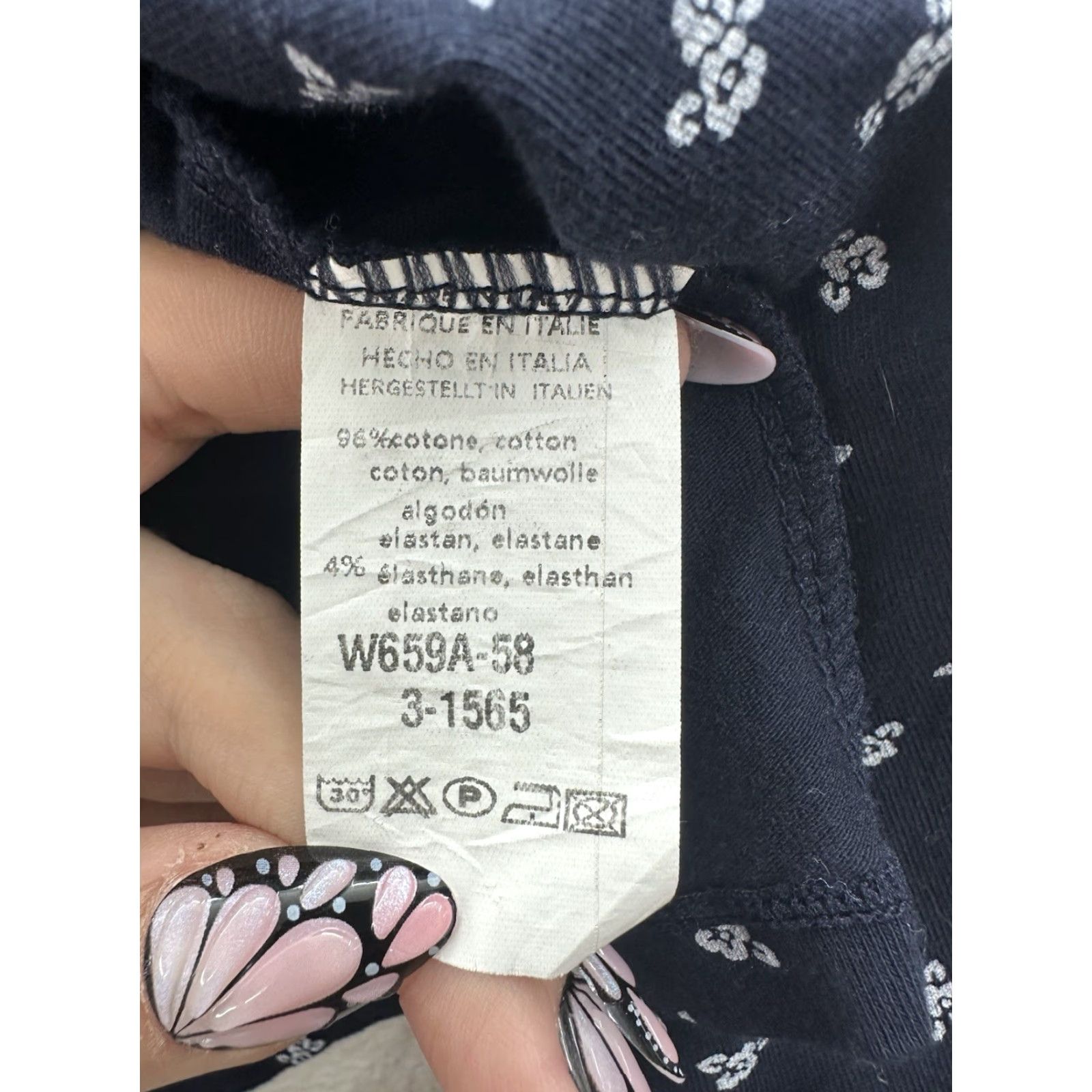 Brandy Melville Brandy Melville Womens Shirt Blue Floral Short Sleeve Cropped Crossover Wrap Tie Shirt Women Cropped Floral Short Sleeve Tie Size ONE SIZE - 5 Thumbnail