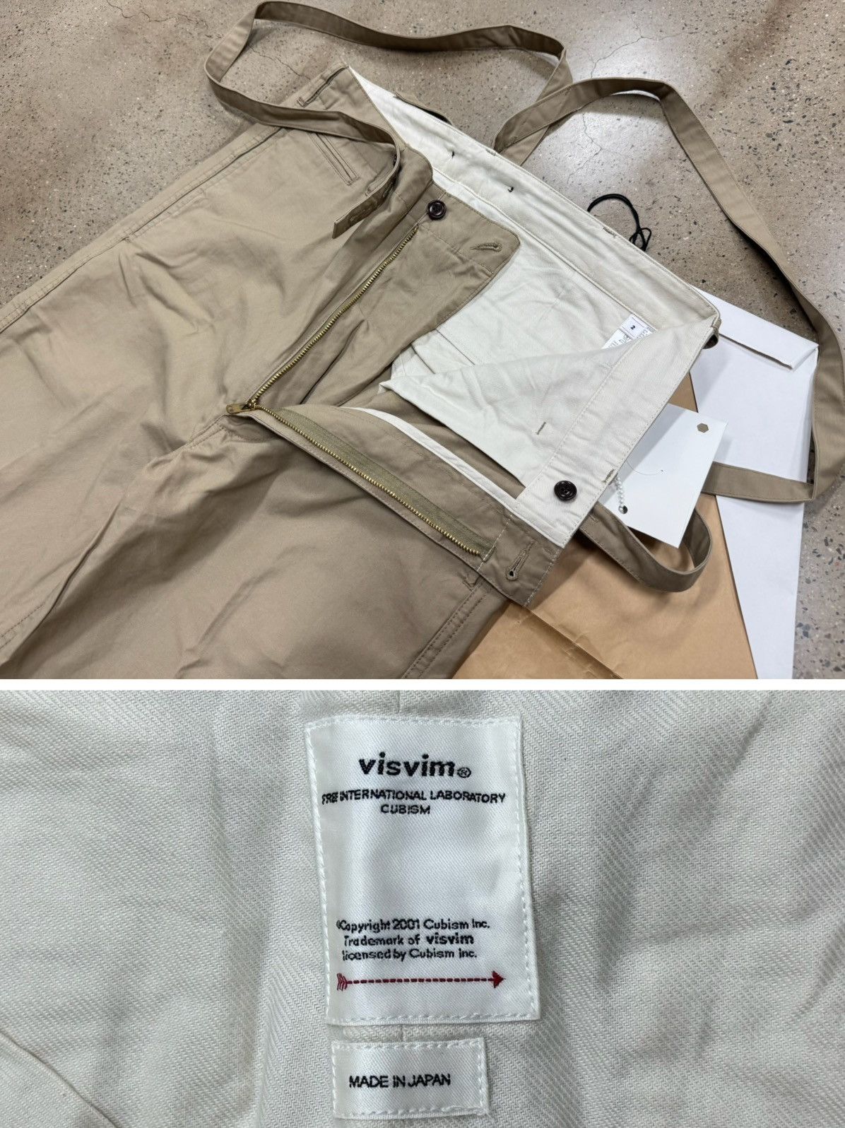 Visvim Visvim 20ss Camus Braces Pants WD Beige size2 Size US 36 / EU 52 - 6 Thumbnail