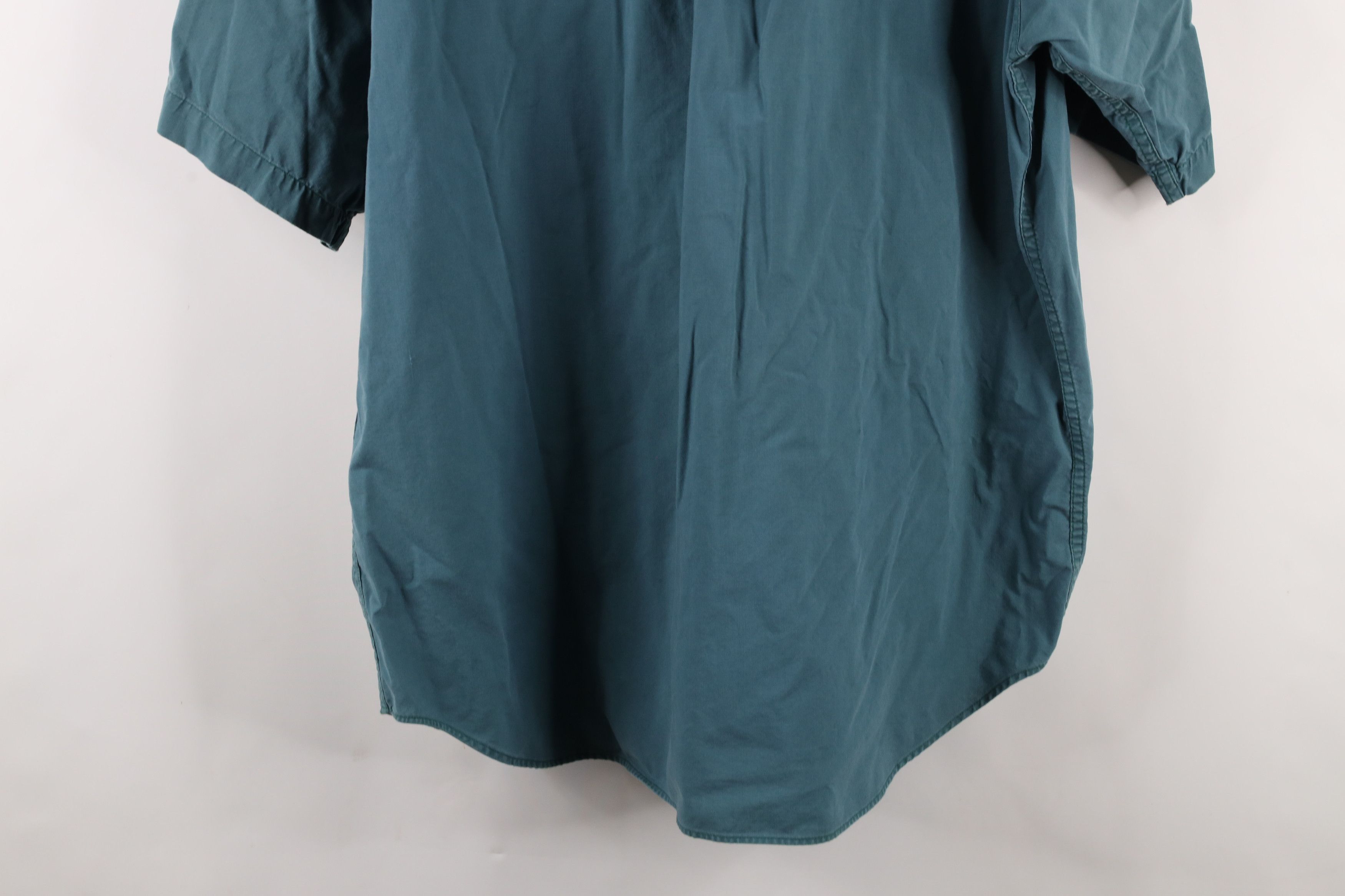 Cabelas × Vintage Vintage 90s Cabelas Bush Short Sleeve Button Shirt Green Size US XL / EU 56 / 4 - 16 Thumbnail