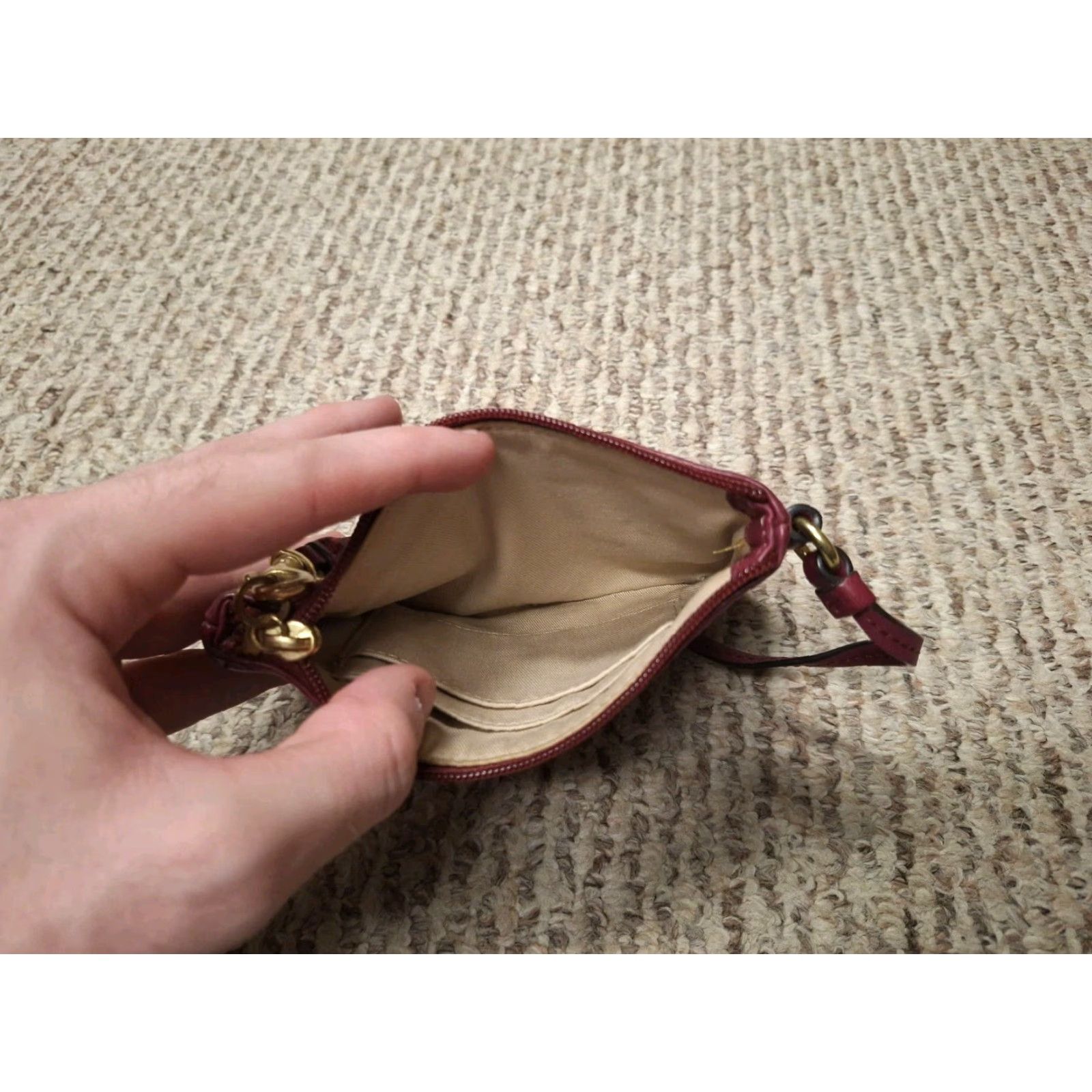 Coach Coach Legacy Wristlet Red Zip Womens Size ONE SIZE - 6 Thumbnail