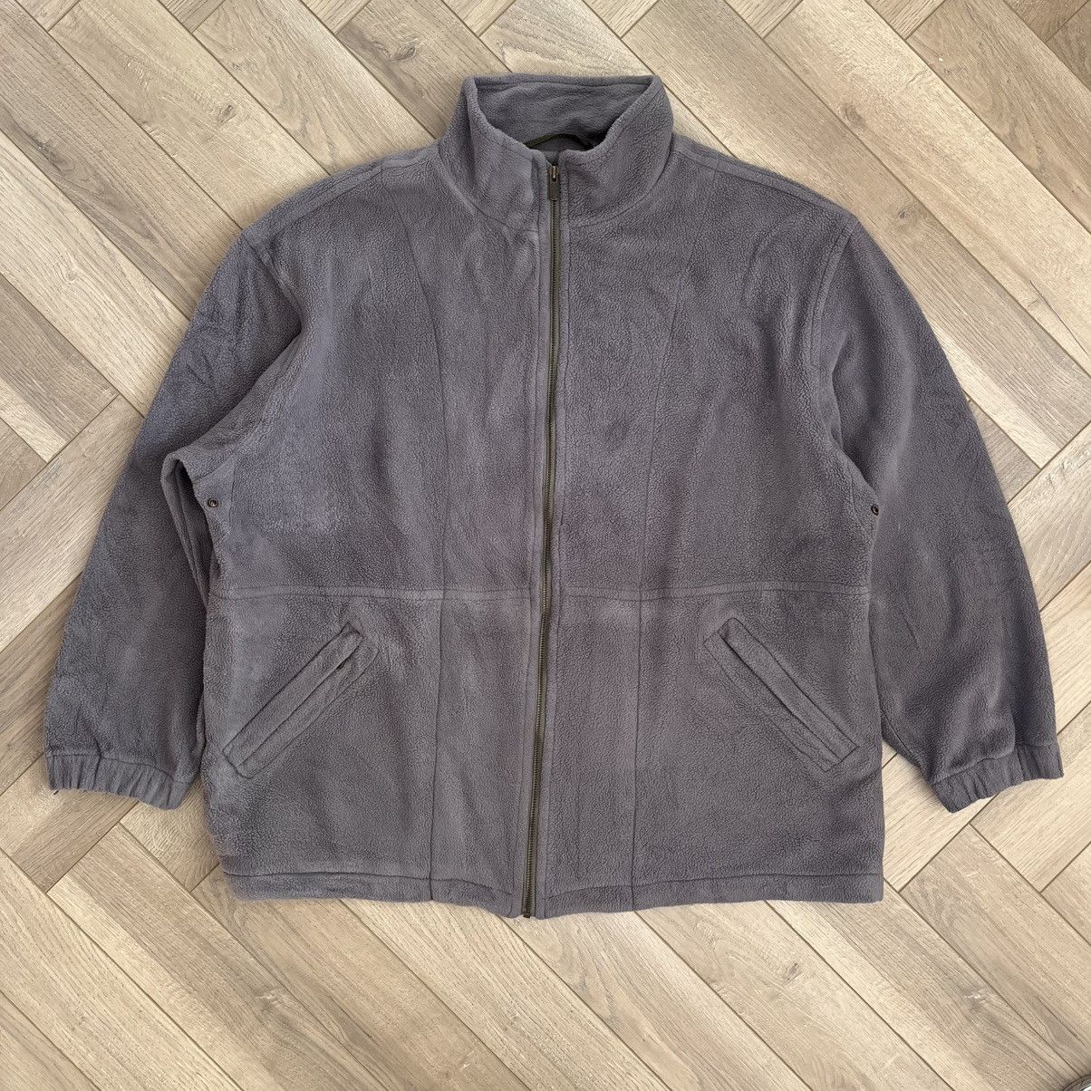 Lacoste Lacoste Leisure VIntage Grey Zip Up Warm Fleece Size US L / EU 52-54 / 3 - 1 Thumbnail