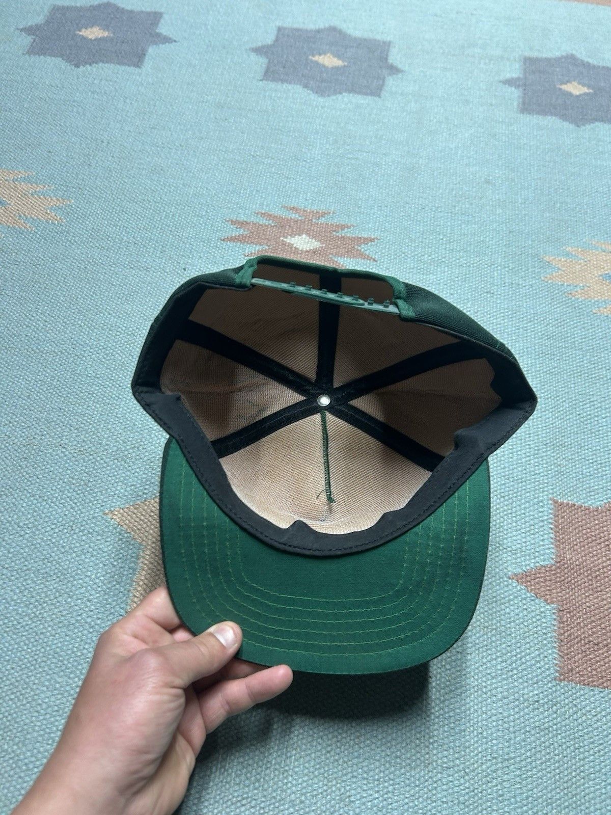 Vintage Vtg 80s trucker hat Sequin Lumber Co Michigan SnapBack USA Size ONE SIZE - 5 Thumbnail