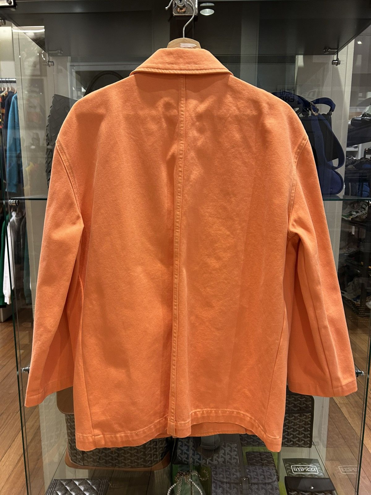 Loewe Loewe Anagram Denim Workwear Jacket - Orange Size US M / EU 48-50 / 2 - 2 Thumbnail