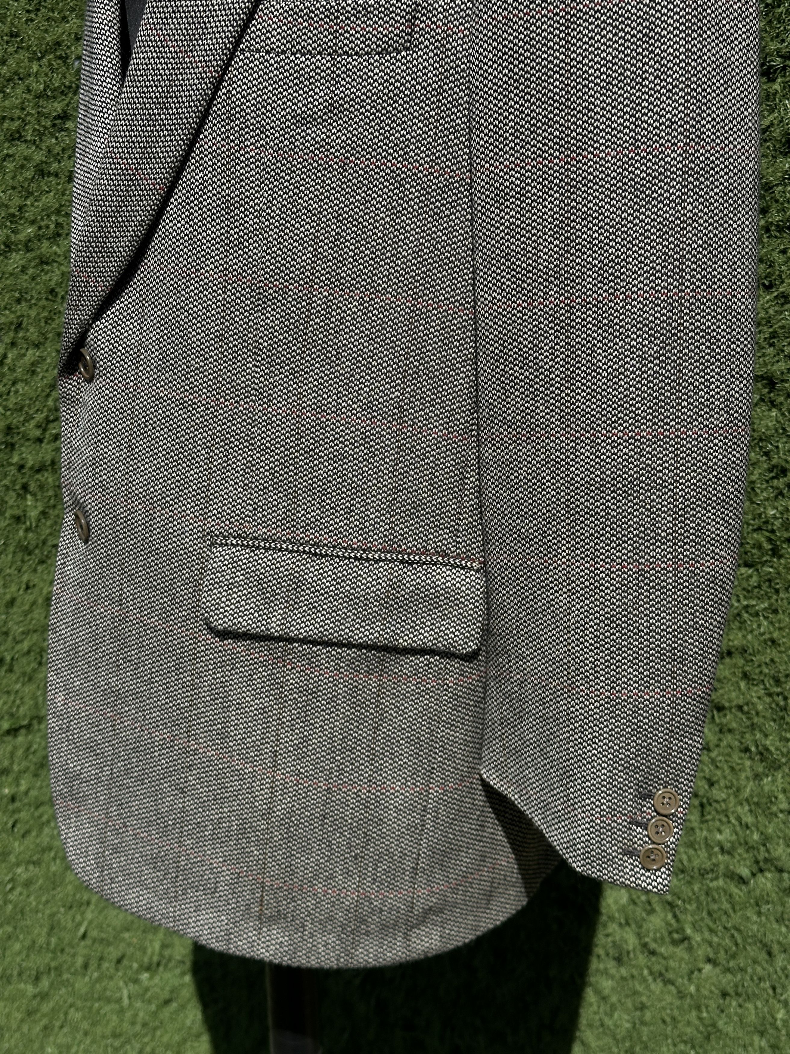Burberry Burberrys Wool Cashmere Houndstooth Blazer Size 56 R Size 54R - 12 Thumbnail