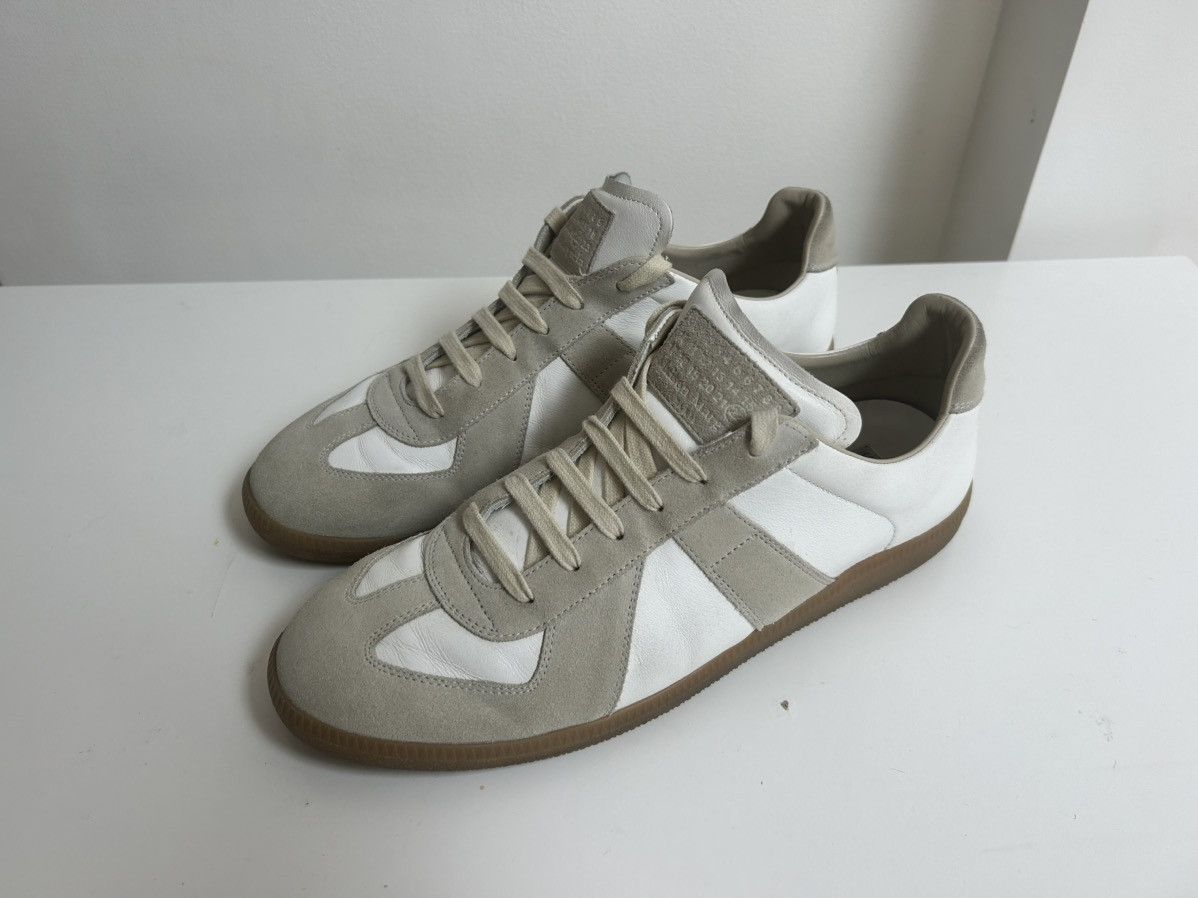 スニーカー MAISON MARGIELA 'Replica' sneakers White/Black Buy Maison Margiela Replica 'Paint Splatter - White Black