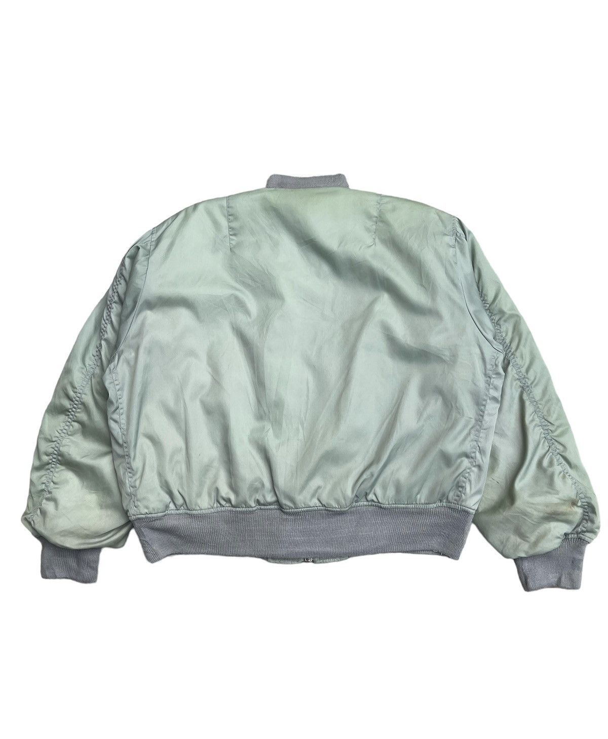 Vintage 🔥🔥RARE🔥🔥 VINTAGE MA-1 AIR FORCE BOMBER JACKET Size US L / EU 52-54 / 3 - 3 Thumbnail