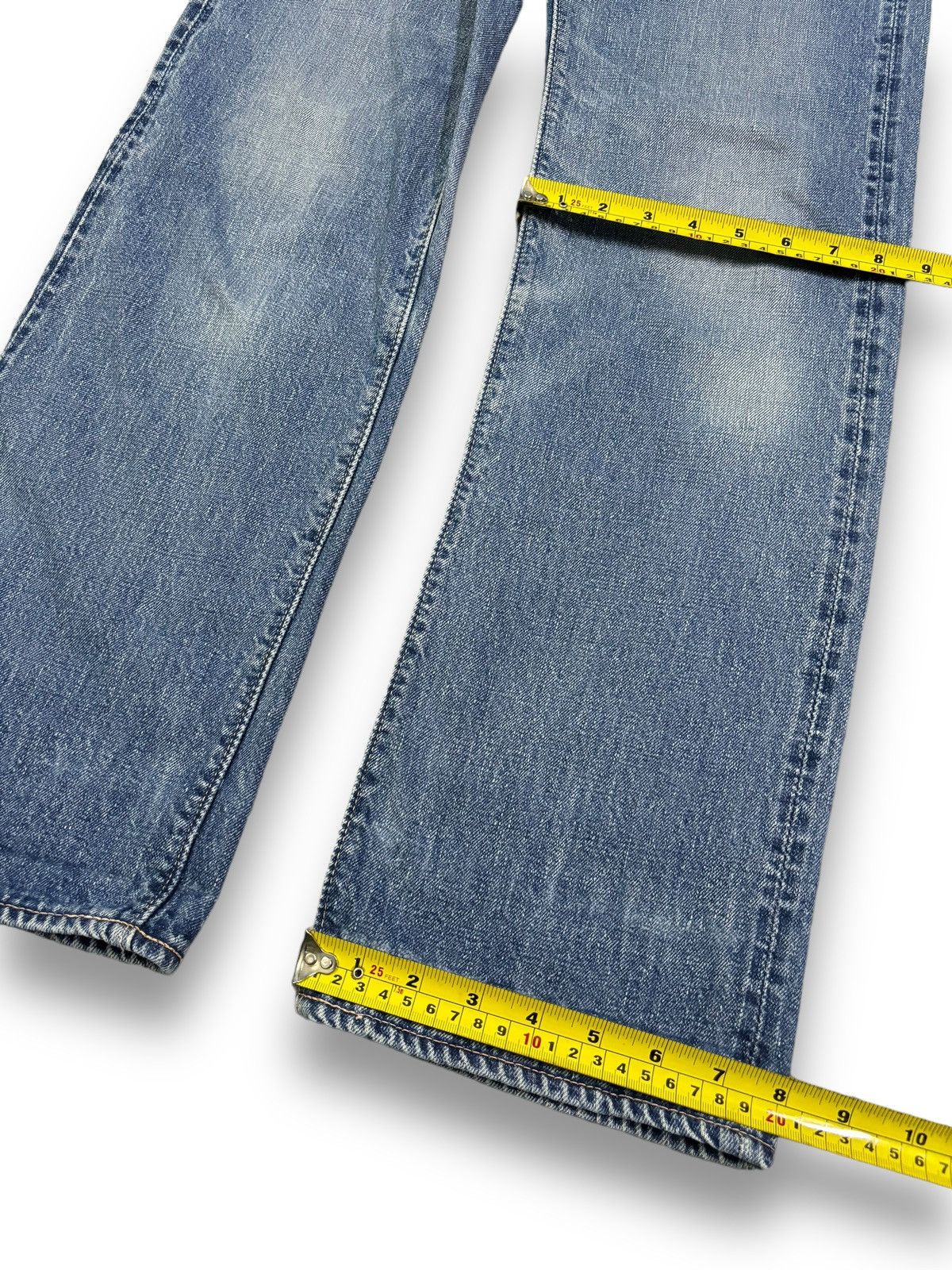 Orslow Vintage Y2K Orslow Selvedge Blue Faded Straight Leg Jeans Size US 28 / EU 44 - 19 Thumbnail